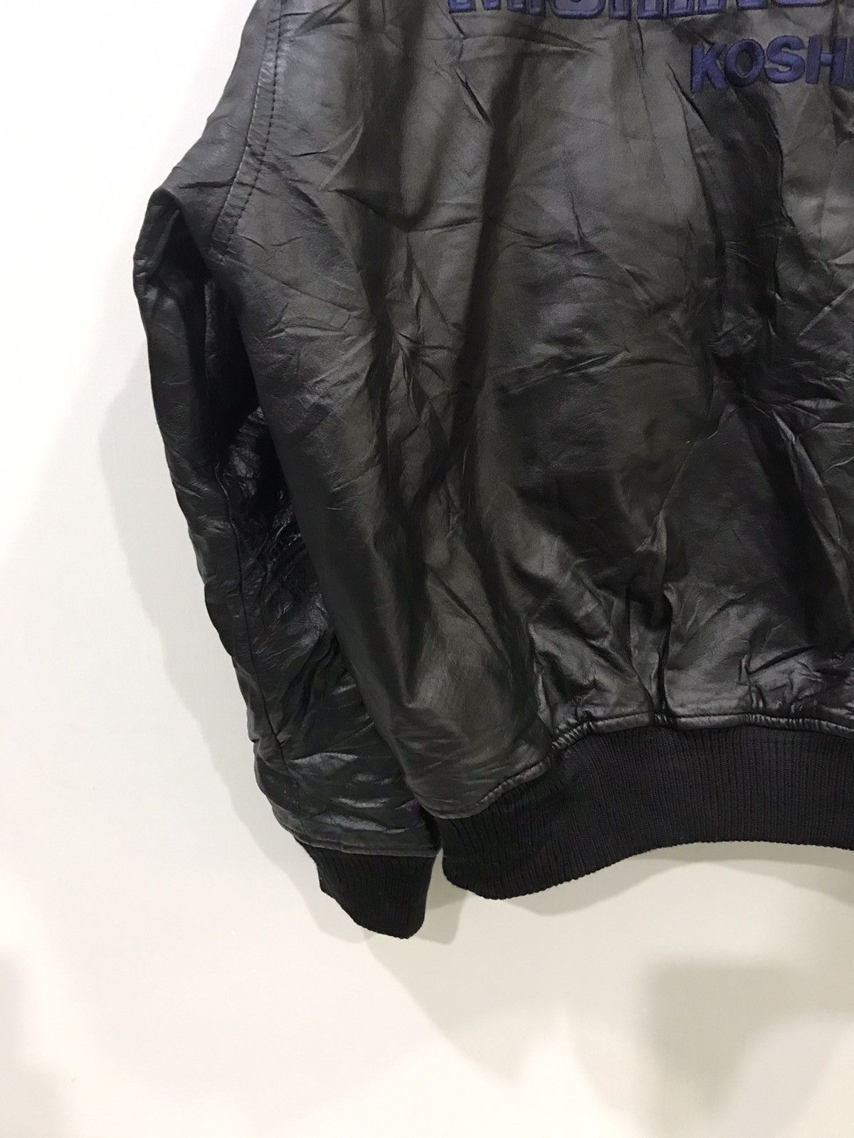 Genuine Leather × Michiko Koshino London MICHIKO KOSHINO LONDON 2 Tones Leather Jacket Size US M / EU 48-50 / 2 - 6 Thumbnail