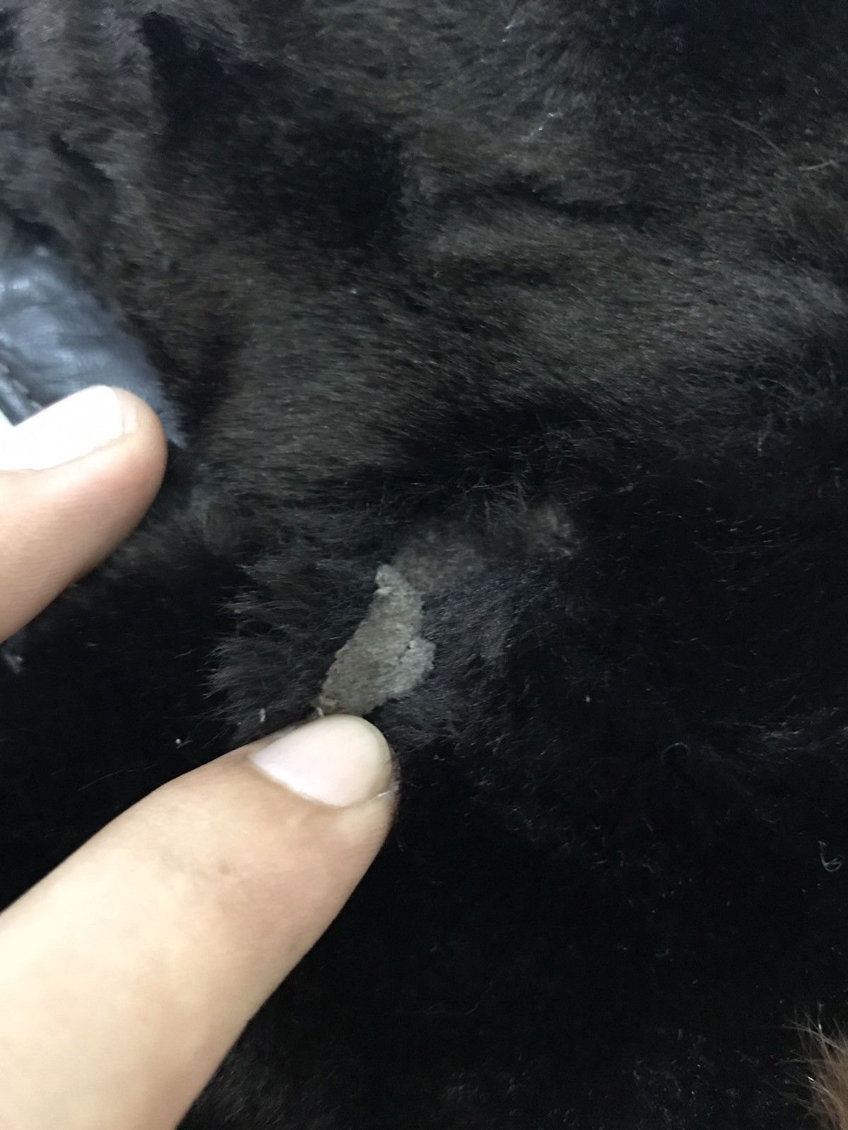 IWASAKI Japan Fur Leather Overcoat