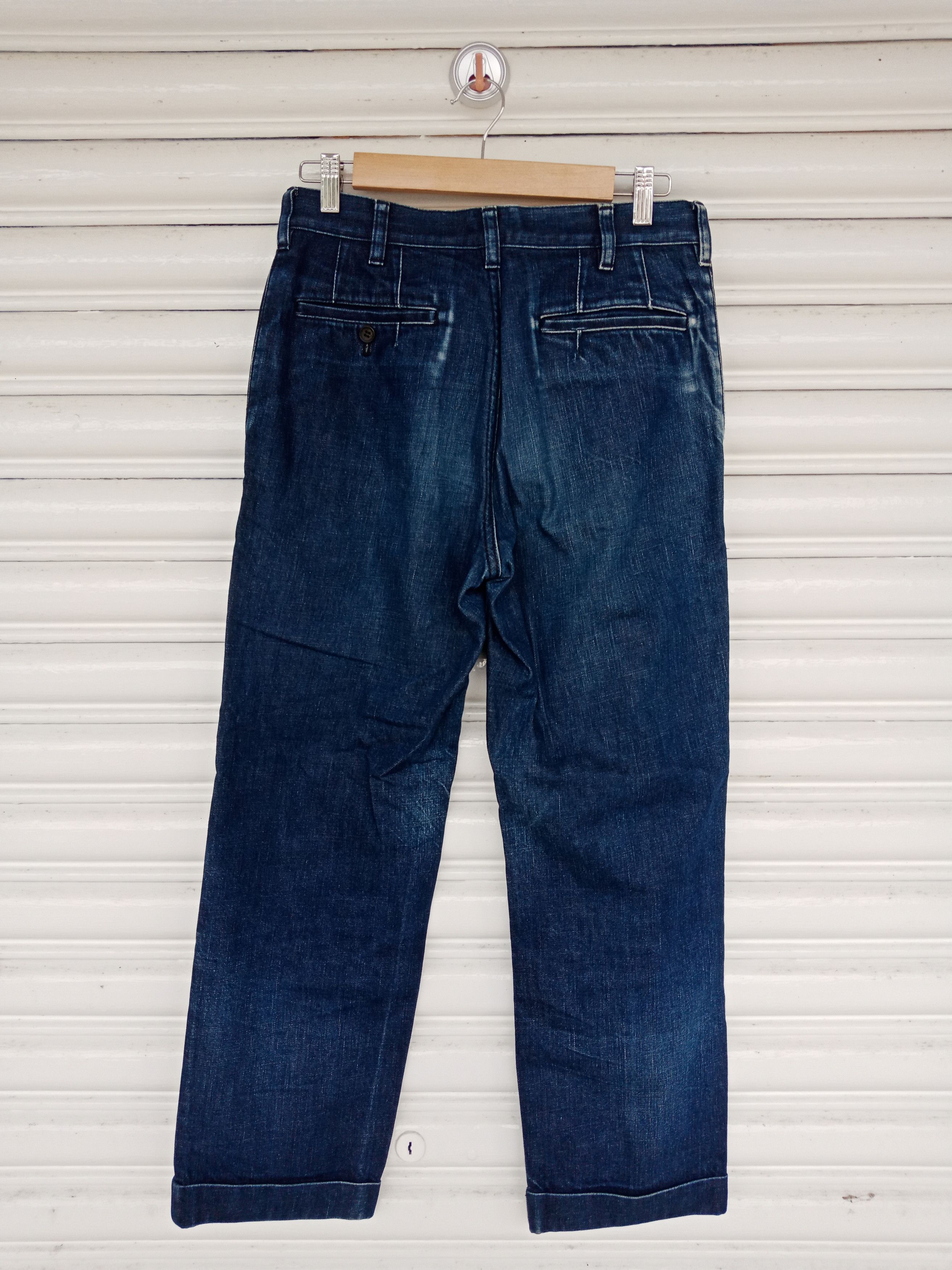 Comme des Garcons Homme Plus CDG Homme Plus Washed Blue Denim Size US 30 / EU 46 - 2 Thumbnail