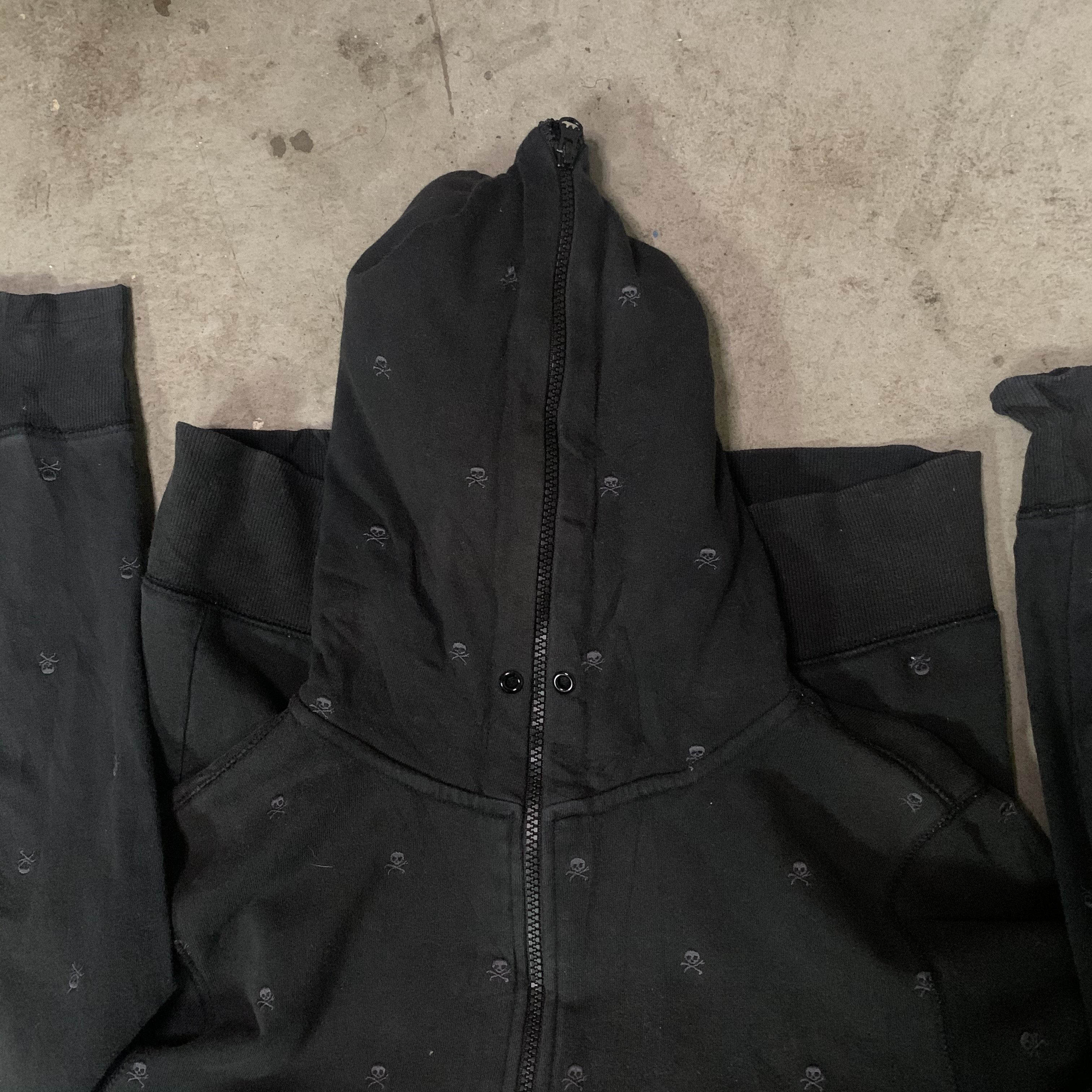 Beams Plus Vintage Beams Skull Design Like Mastermind Full Zip Sweater Size US S / EU 44-46 / 1 - 8 Thumbnail