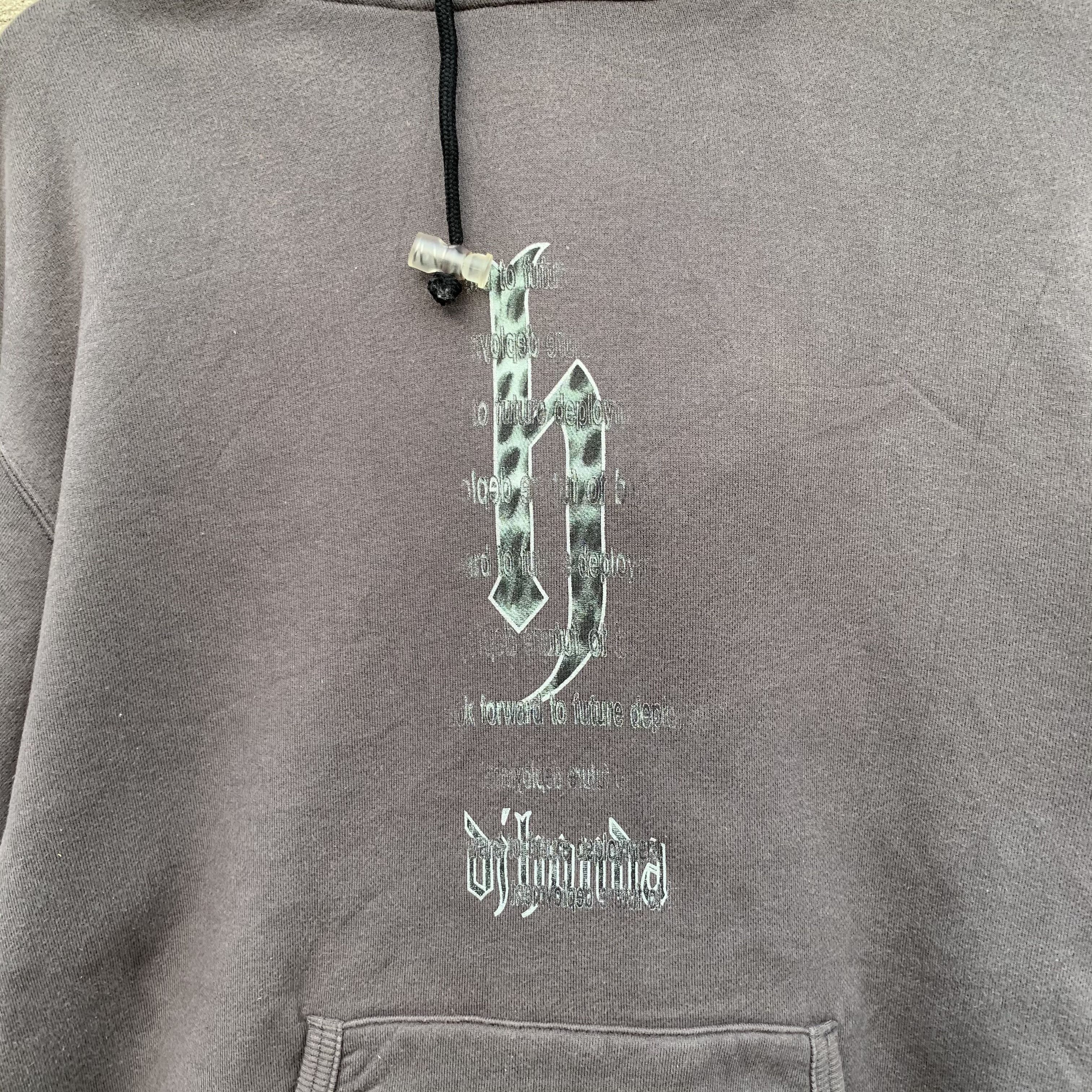 Japanese Brand Vintage Dj Honda Big Logo Hip Hop Hooded Pullover Size US L / EU 52-54 / 3 - 3 Thumbnail