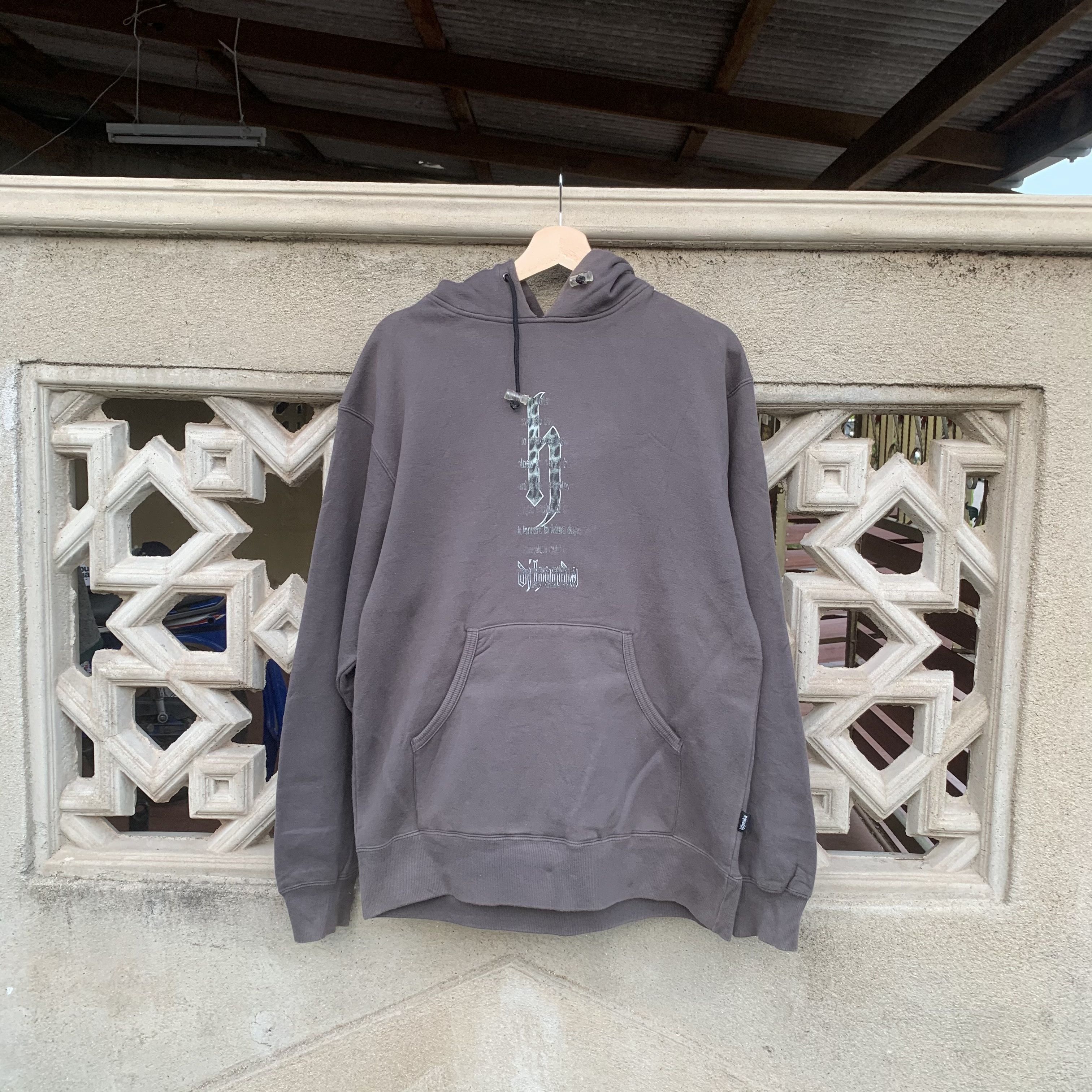 Japanese Brand Vintage Dj Honda Big Logo Hip Hop Hooded Pullover Size US L / EU 52-54 / 3 - 1 Thumbnail