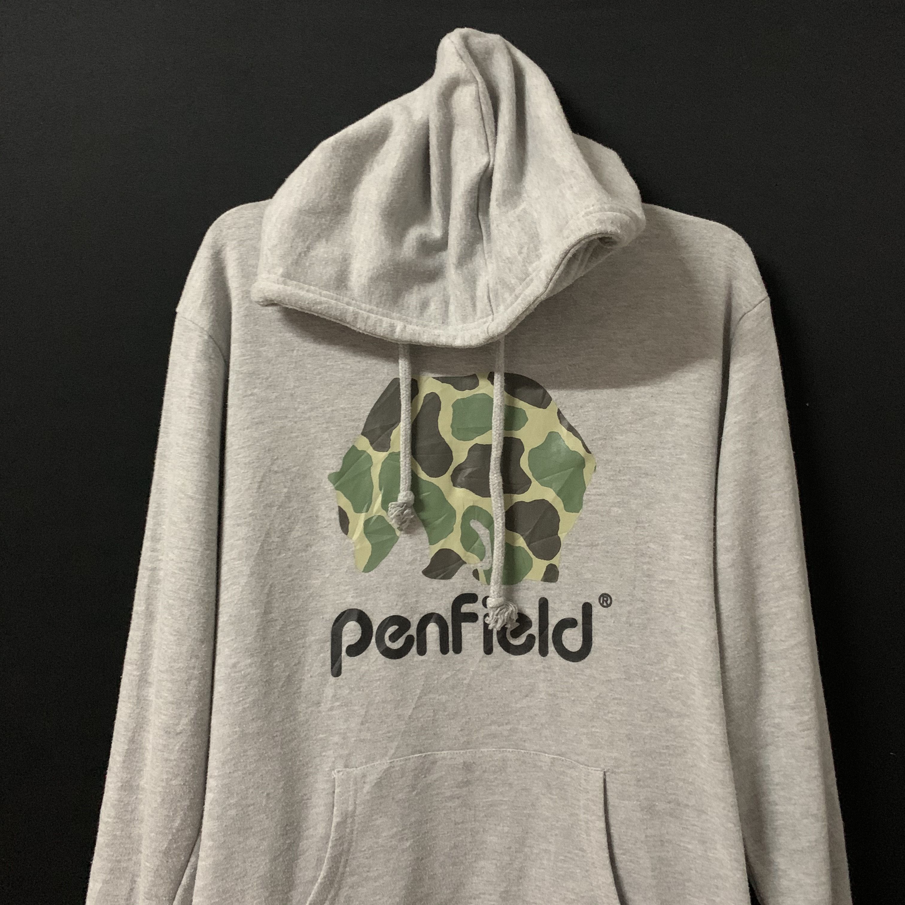 Penfield Penfield Big Logo Camouflage Hooded Brand Sweatshirt Size US L / EU 52-54 / 3 - 2 Thumbnail