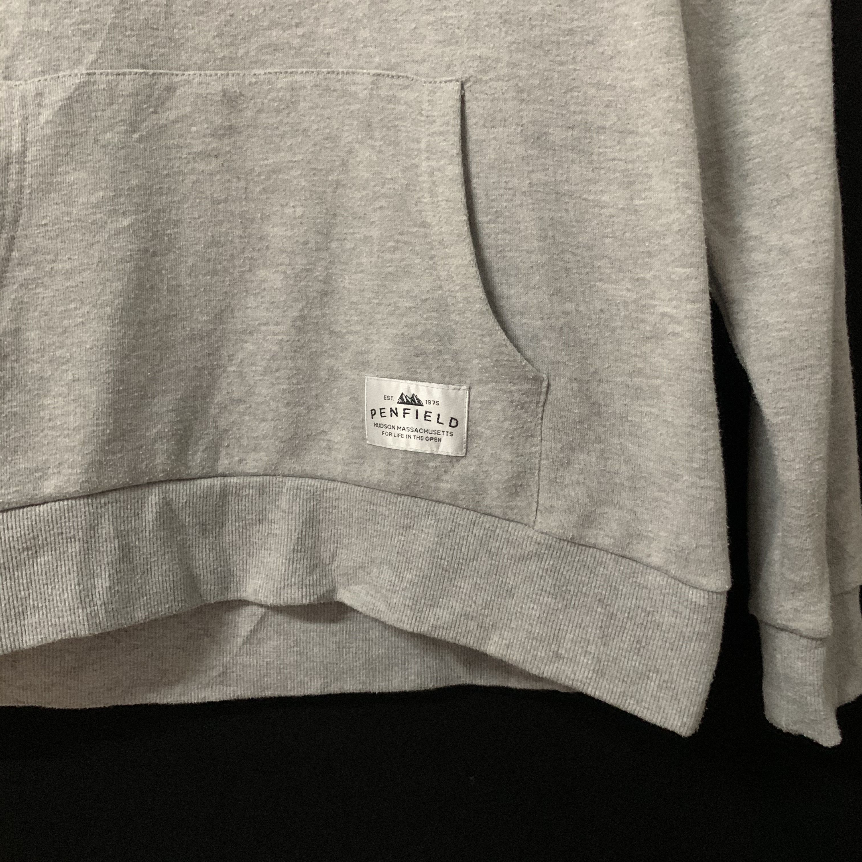 Penfield Penfield Big Logo Camouflage Hooded Brand Sweatshirt Size US L / EU 52-54 / 3 - 4 Thumbnail