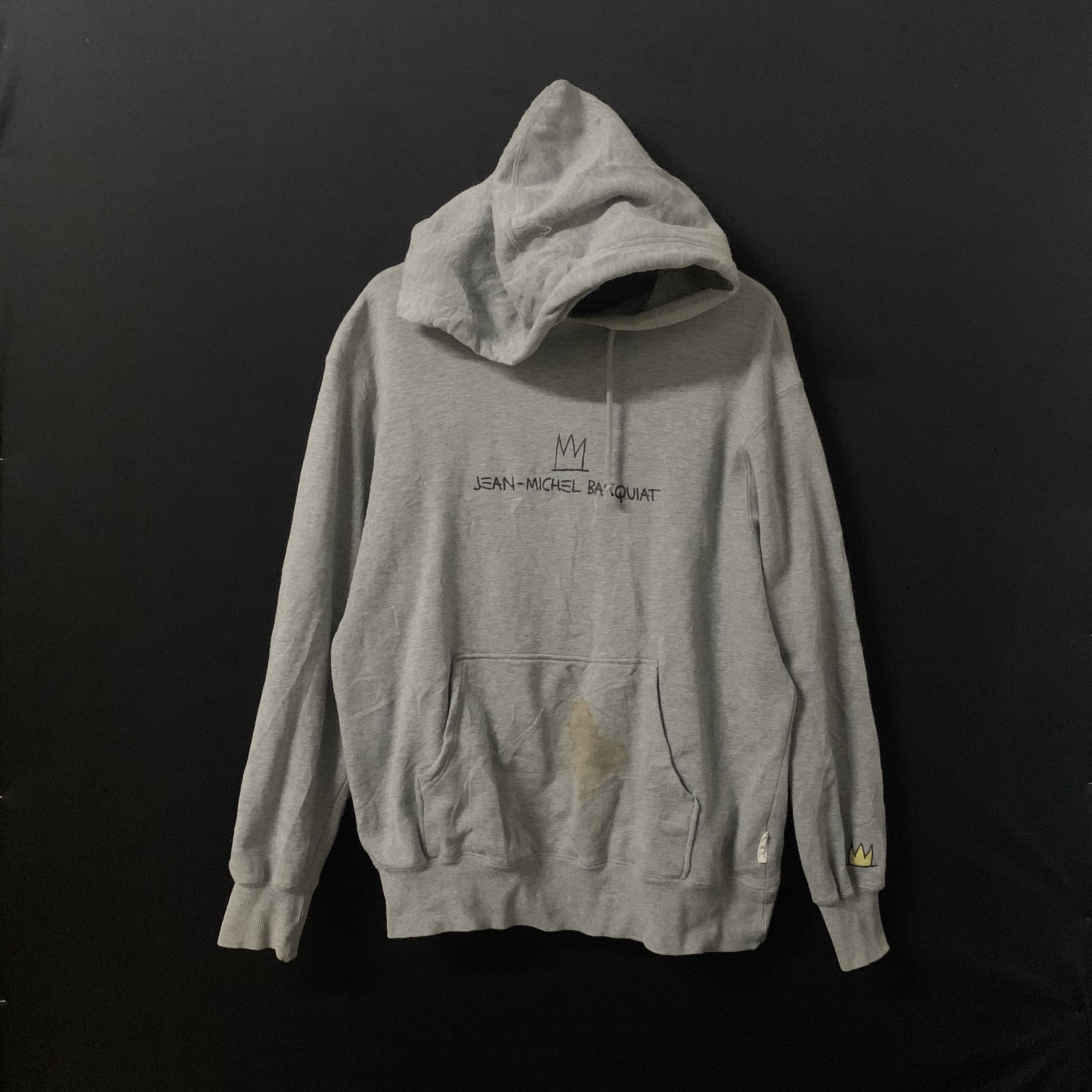Jean-Michel Basquiat Vintage Jean Michel Basquiat Hooded Sweatshirt Large Size Size US L / EU 52-54 / 3 - 1 Thumbnail
