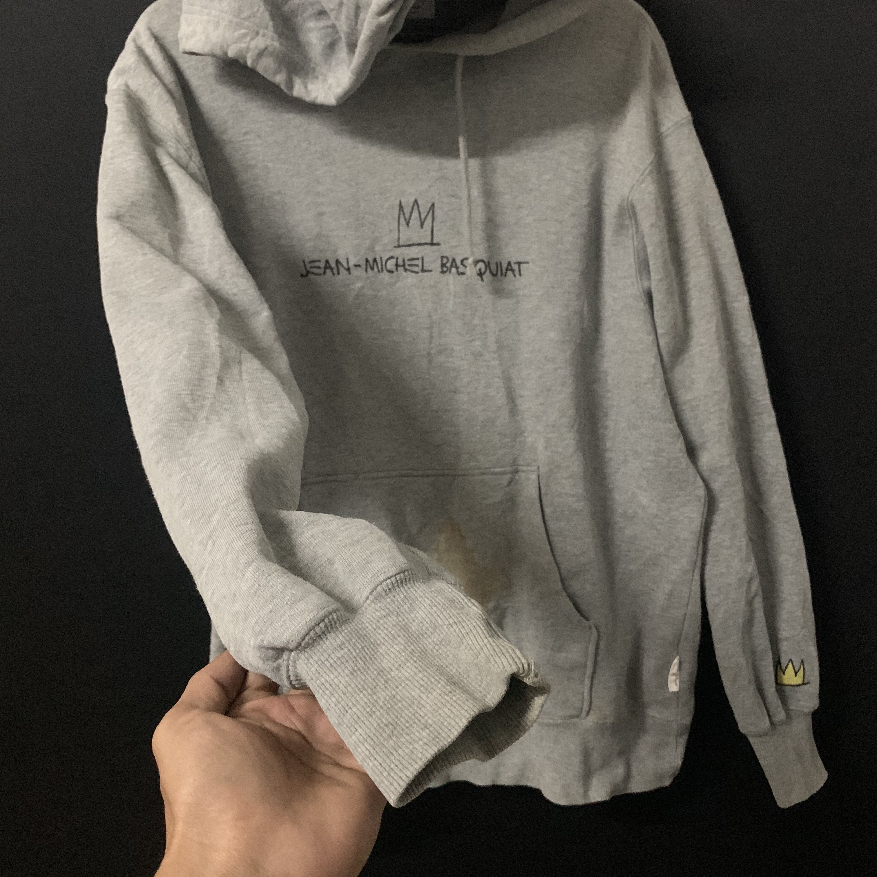 Jean-Michel Basquiat Vintage Jean Michel Basquiat Hooded Sweatshirt Large Size Size US L / EU 52-54 / 3 - 7 Thumbnail