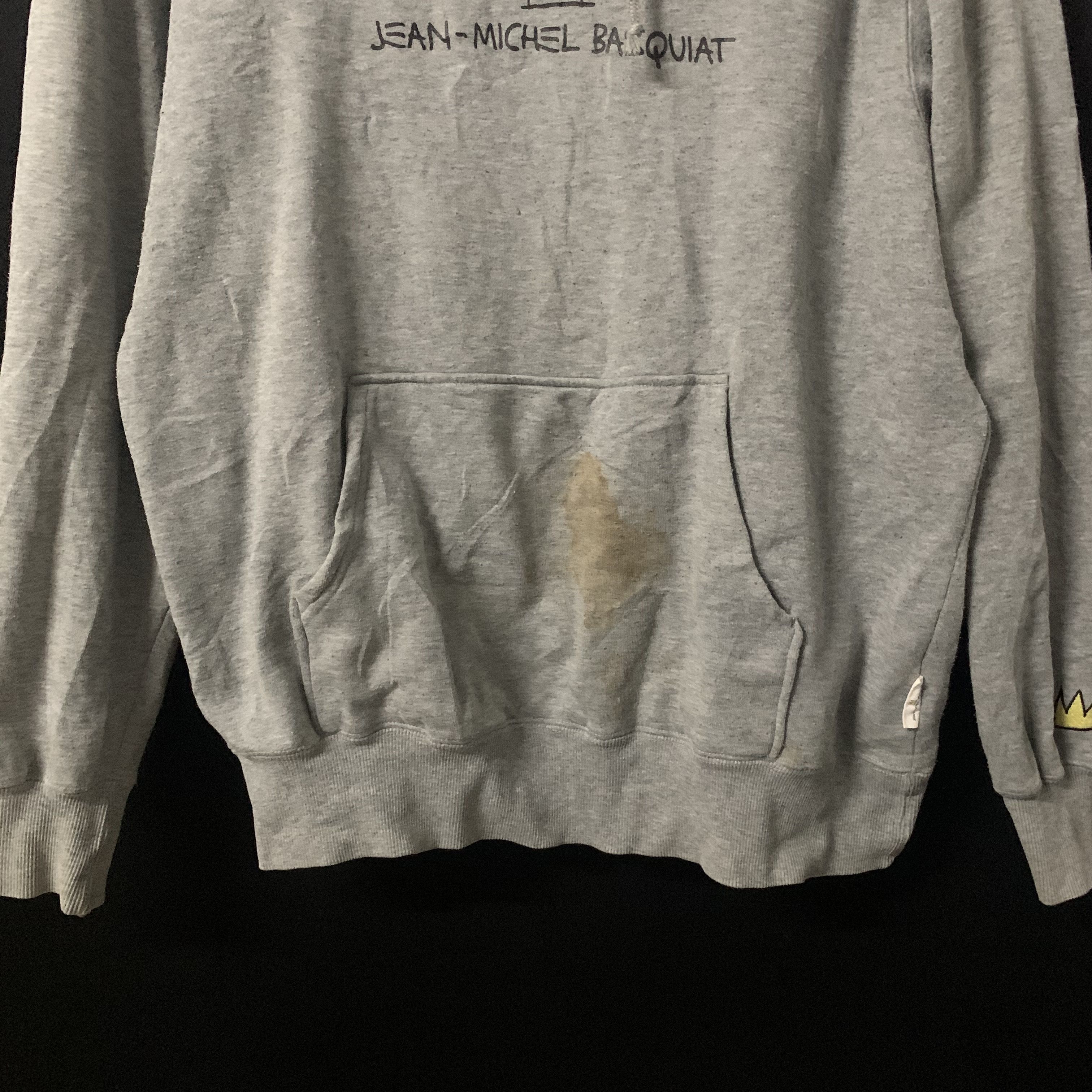 Jean-Michel Basquiat Vintage Jean Michel Basquiat Hooded Sweatshirt Large Size Size US L / EU 52-54 / 3 - 3 Thumbnail