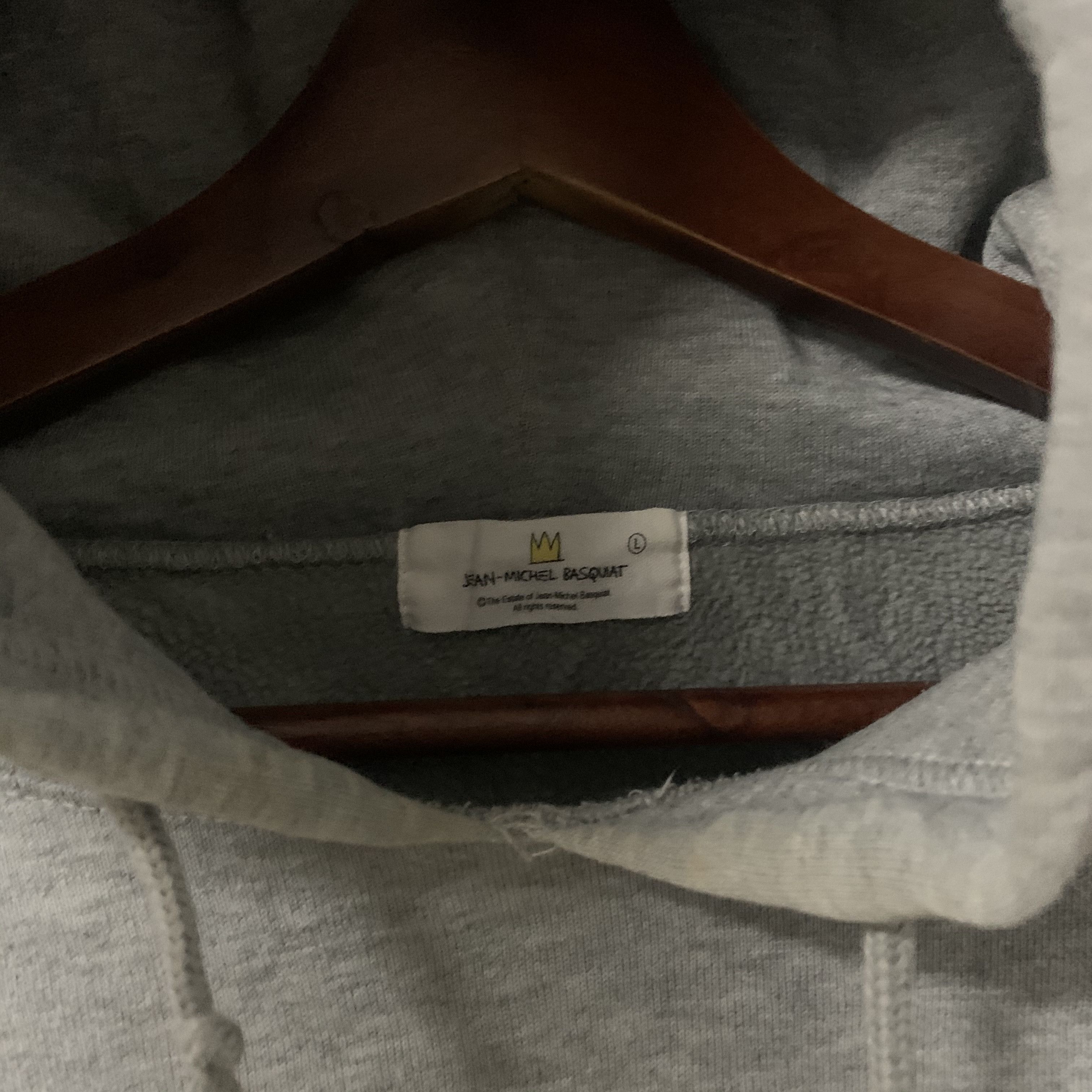 Jean-Michel Basquiat Vintage Jean Michel Basquiat Hooded Sweatshirt Large Size Size US L / EU 52-54 / 3 - 9 Thumbnail