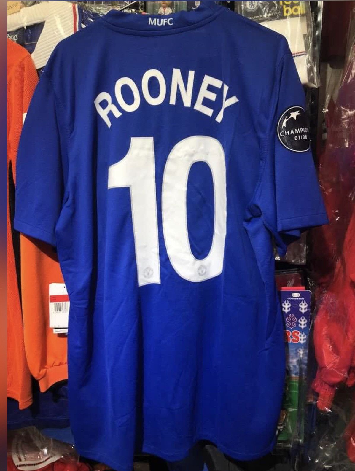 Nike × Vintage Manchester United 08/09 away shirt #10 Rooney