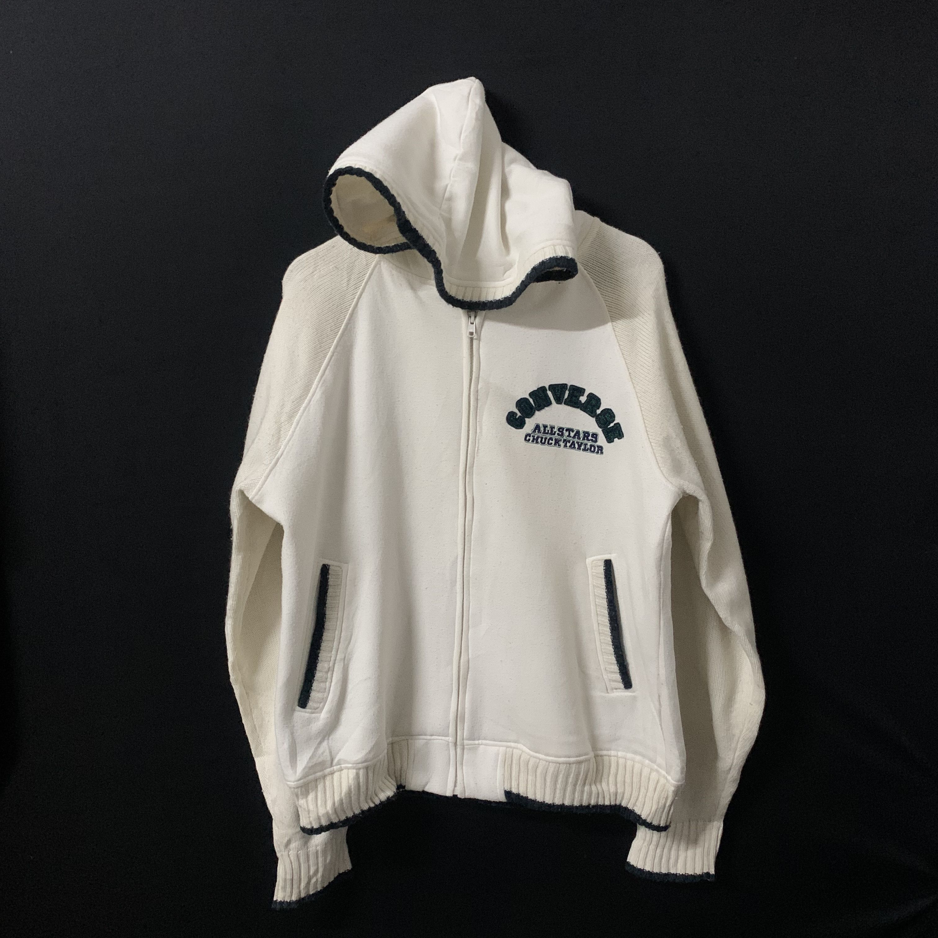 🔥 SEND OFFERS 🔥 Vintage Converse Hooded Embroidery Sweater