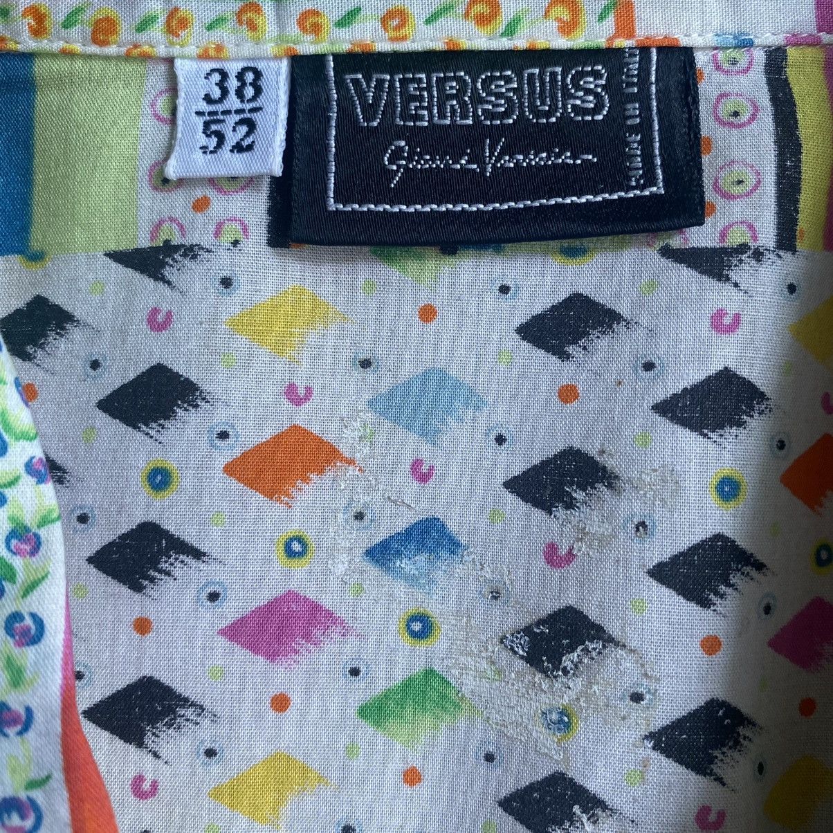 Versace × Versus Versace Vintage 90’s Versus Versace Prints Shirt Size US L / EU 52-54 / 3 - 4 Thumbnail