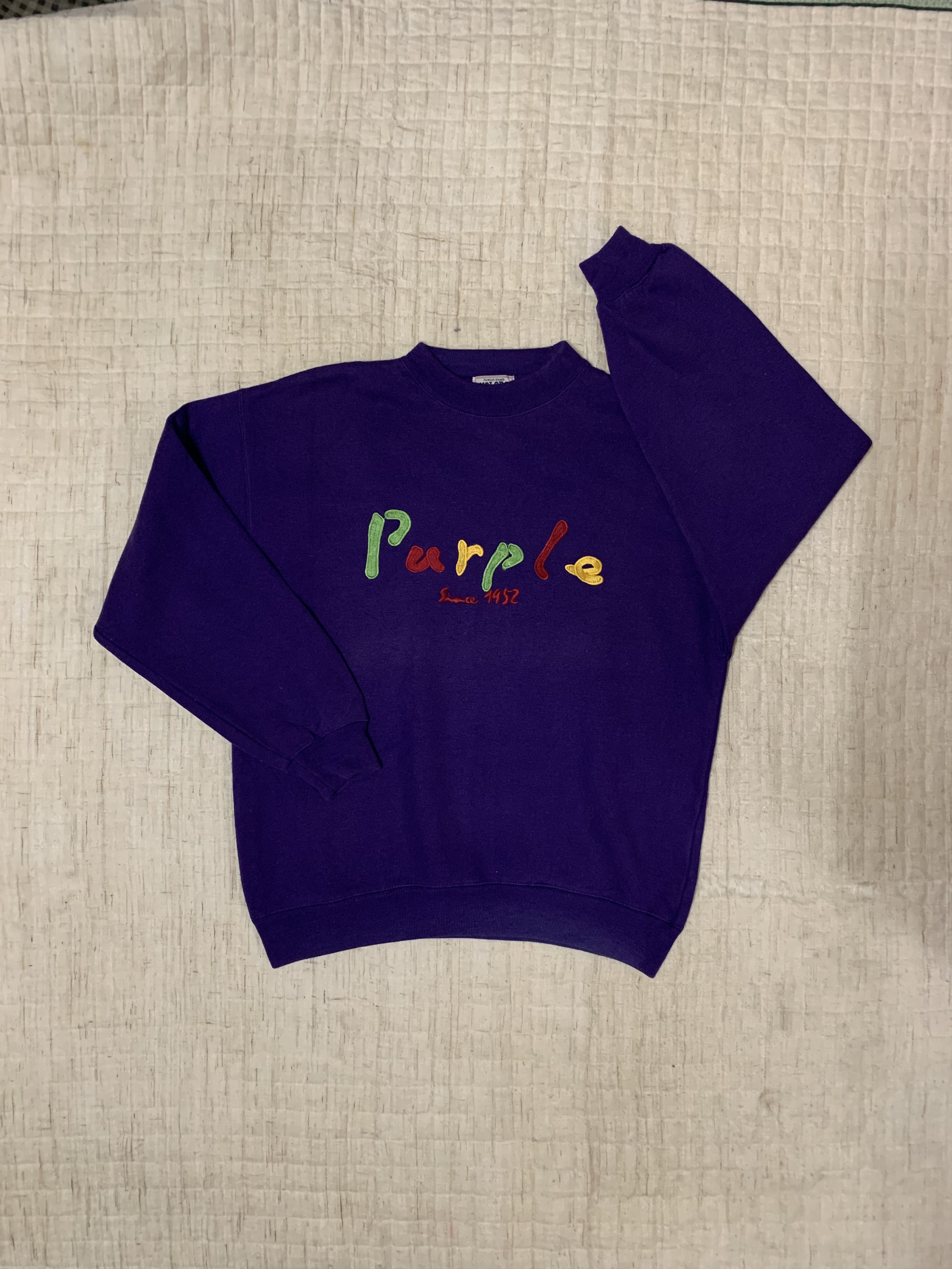Japanese Brand FLA⚡️H ⚡️ALE 🔥 Y2K Famous Brand Yolors Spell Out Sweater Size US L / EU 52-54 / 3 - 1 Thumbnail