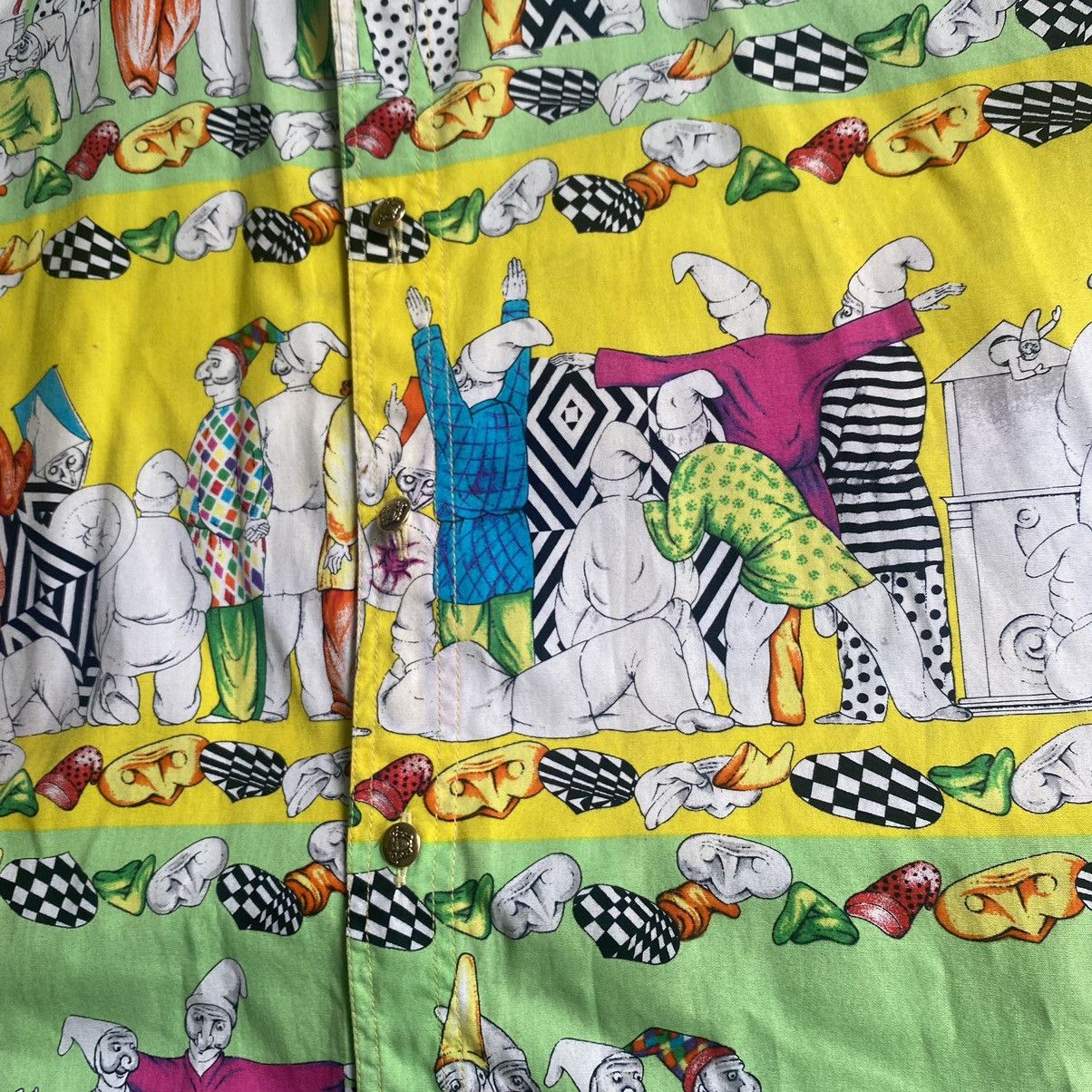 Versace × Versus Versace Vintage 90’s Versus Print Shirt Size US M / EU 48-50 / 2 - 4 Thumbnail