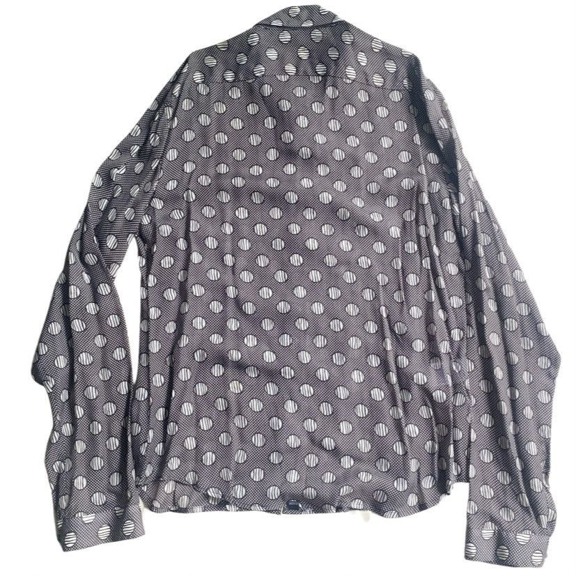 Versace × Versus Versace Vintage 90’s Polka Dot Shirt Size US L / EU 52-54 / 3 - 2 Thumbnail