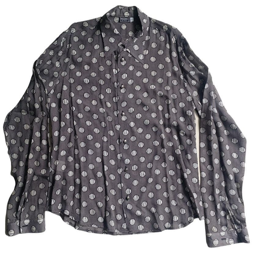 Versace × Versus Versace Vintage 90’s Polka Dot Shirt Size US L / EU 52-54 / 3 - 1 Thumbnail