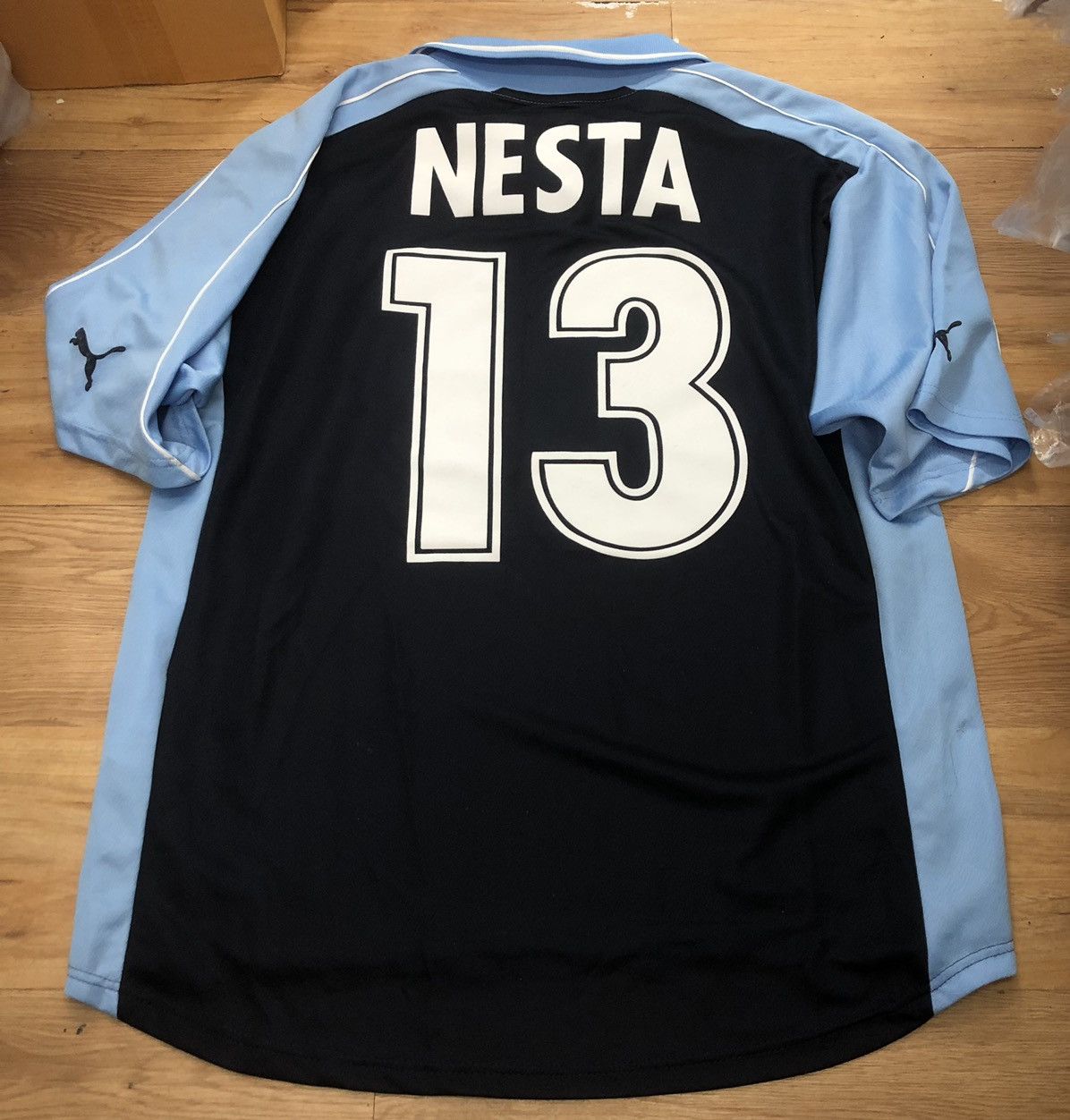 Puma × Vintage Lazio 01/02 away shirt #13 Nesta | Grailed