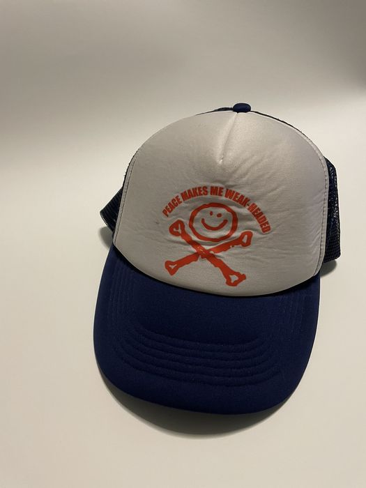 Undercover Undercover-‘Peace Makes Me Weak-Headed’ - Trucker Hat | Grailed