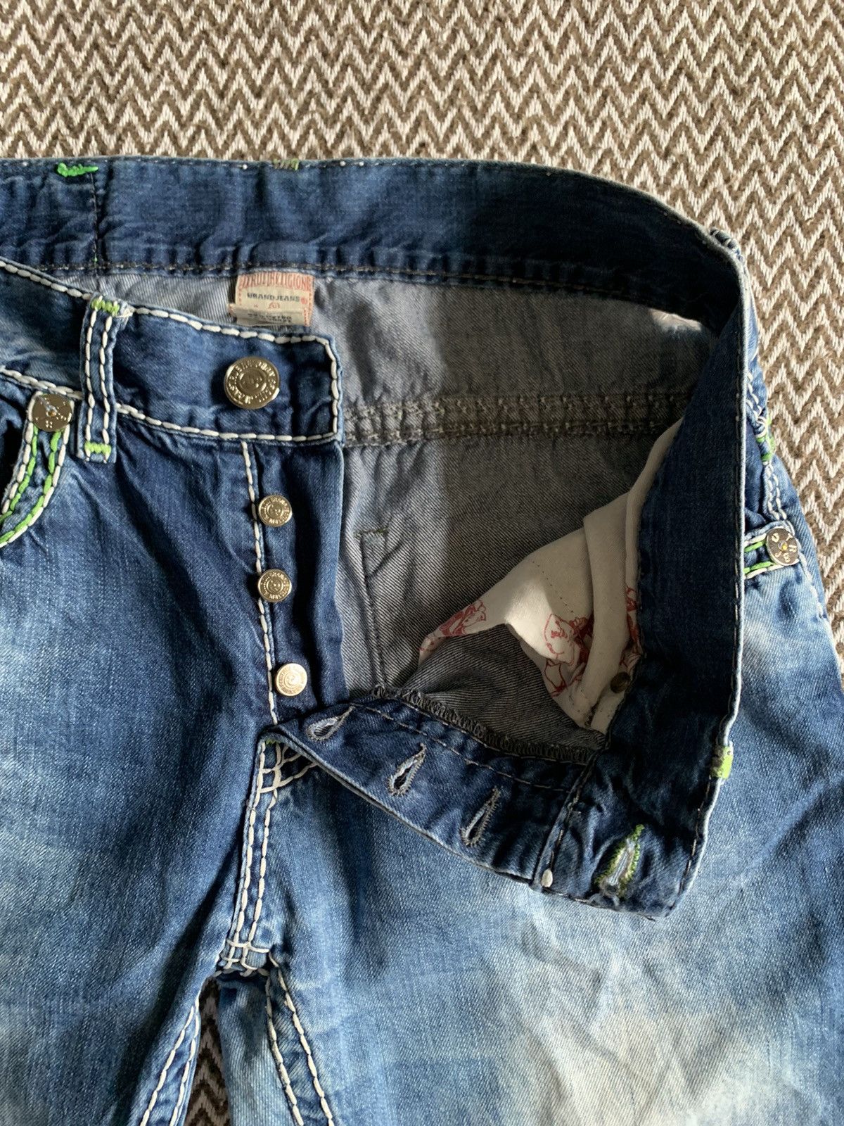 True Religion True Religion Jeans Ricky Super T Size US 34 / EU 50 - 12 Thumbnail