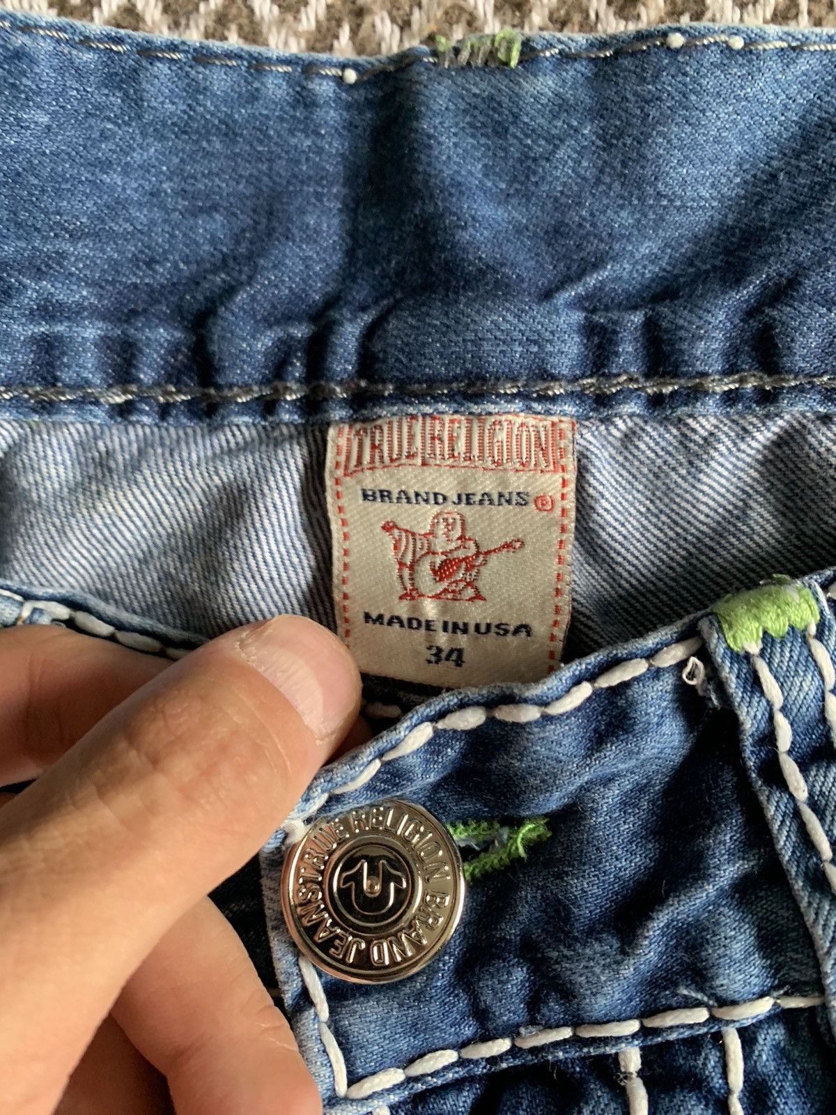 True Religion True Religion Jeans Ricky Super T Size US 34 / EU 50 - 7 Thumbnail