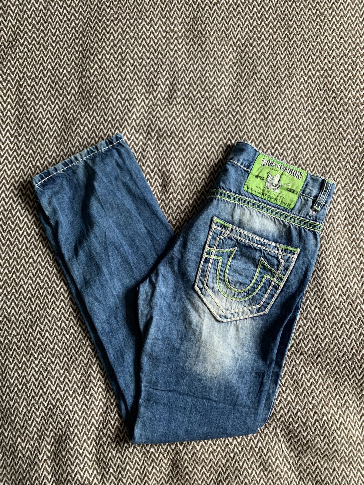 True Religion True Religion Jeans Ricky Super T Size US 34 / EU 50 - 1 Thumbnail