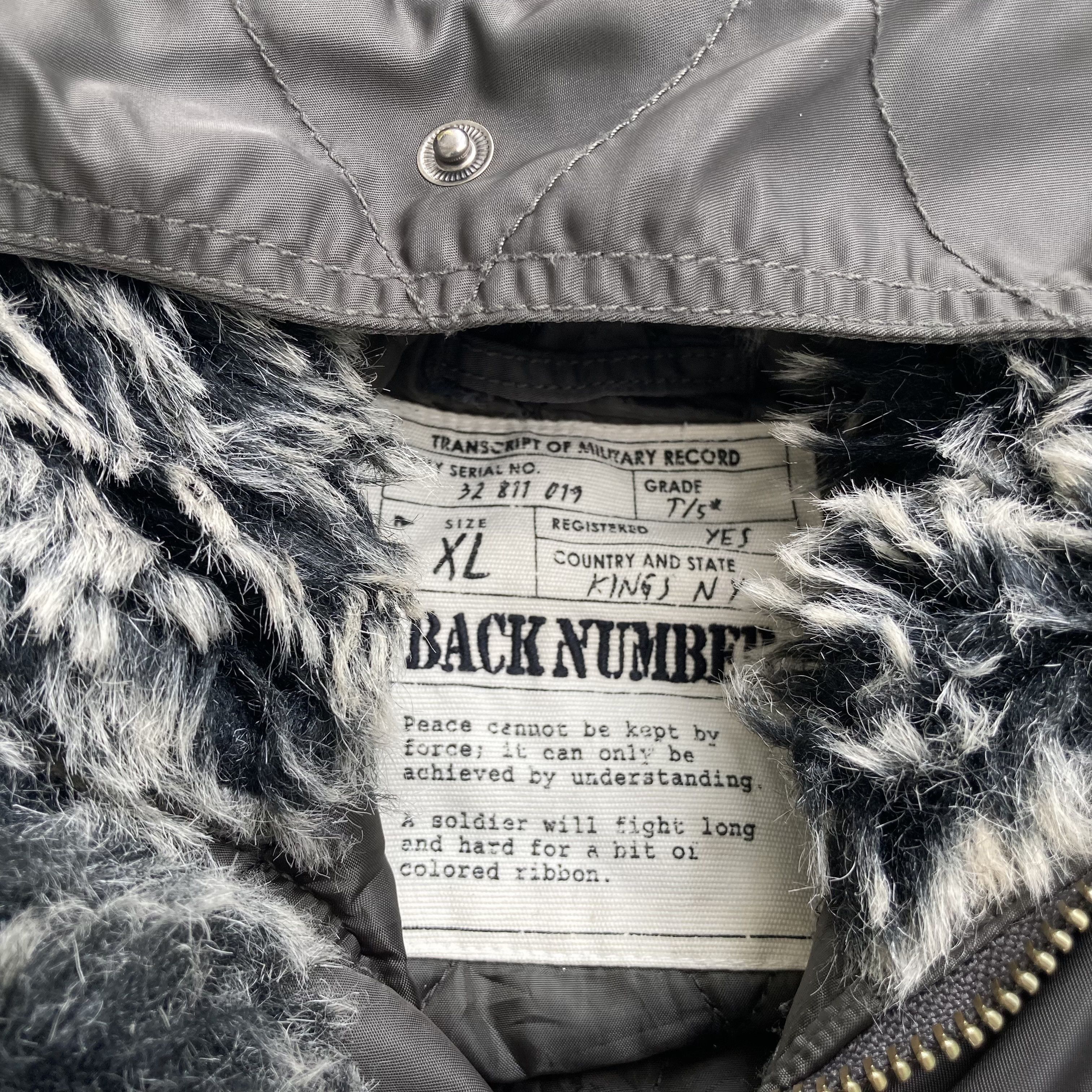 Designer × Japanese Brand Vtg Back Number Jacket Military Retro Mods Jacket Size US M / EU 48-50 / 2 - 2 Thumbnail