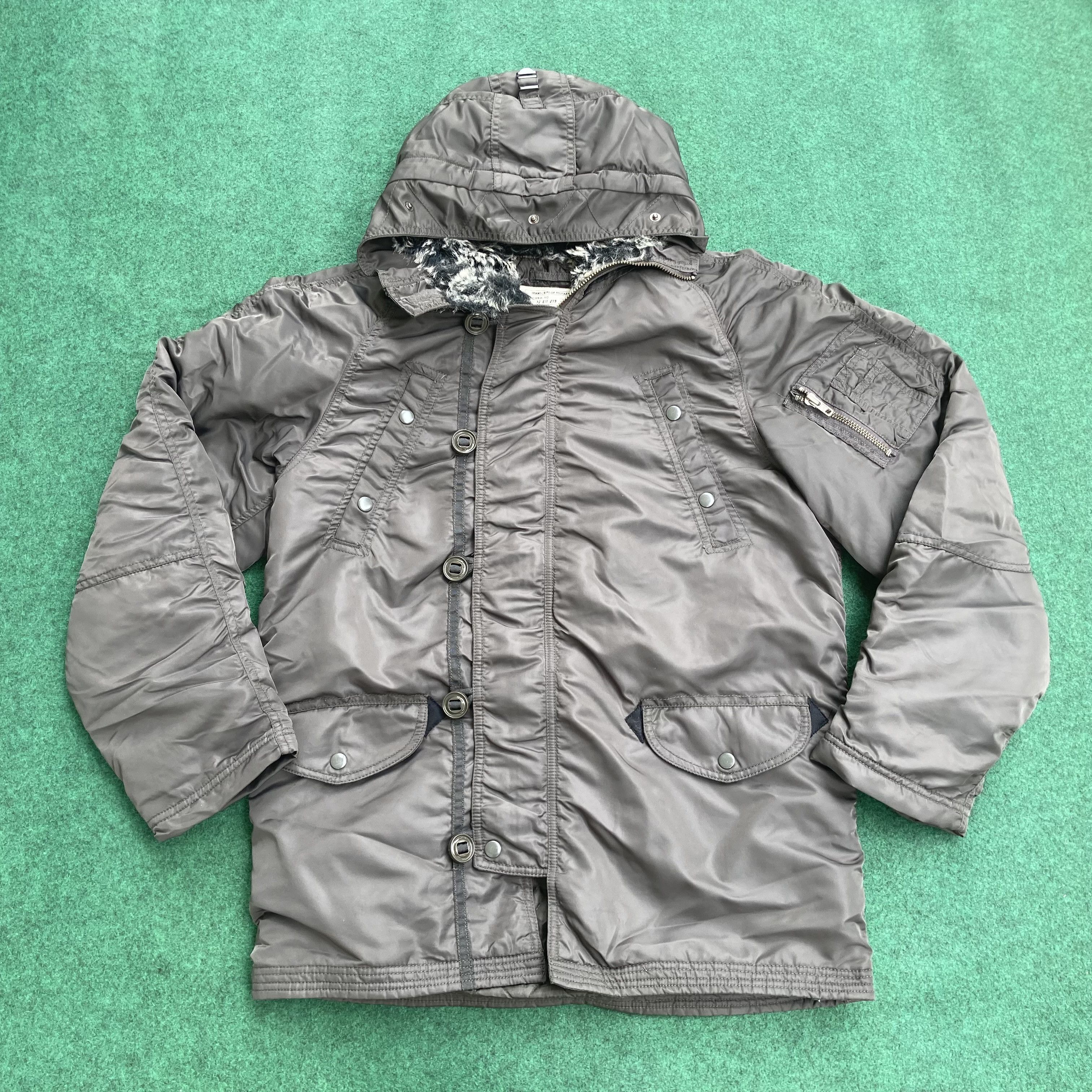 Vtg Back Number Jacket Military Retro Mods Jacket