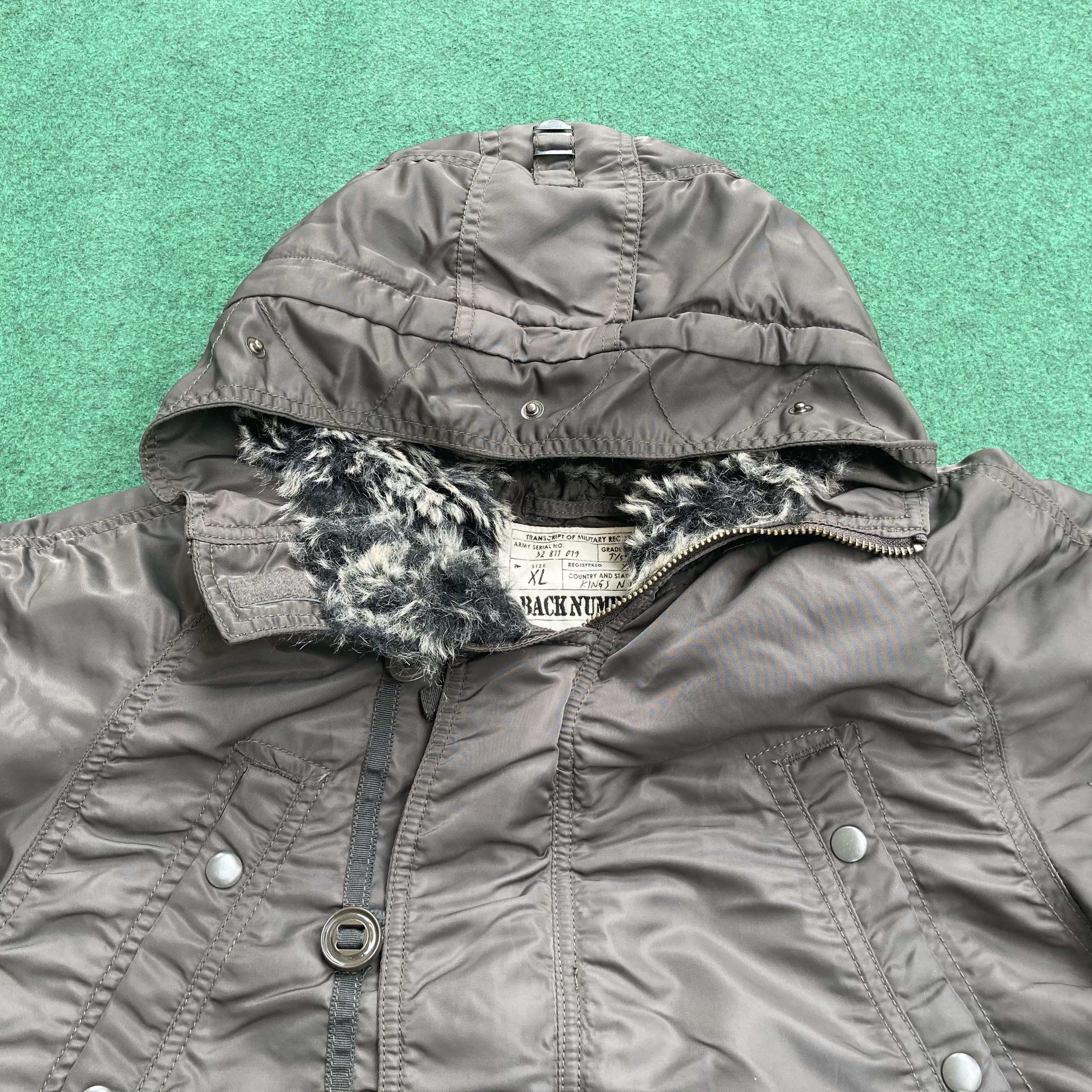 Designer × Japanese Brand Vtg Back Number Jacket Military Retro Mods Jacket Size US M / EU 48-50 / 2 - 3 Thumbnail
