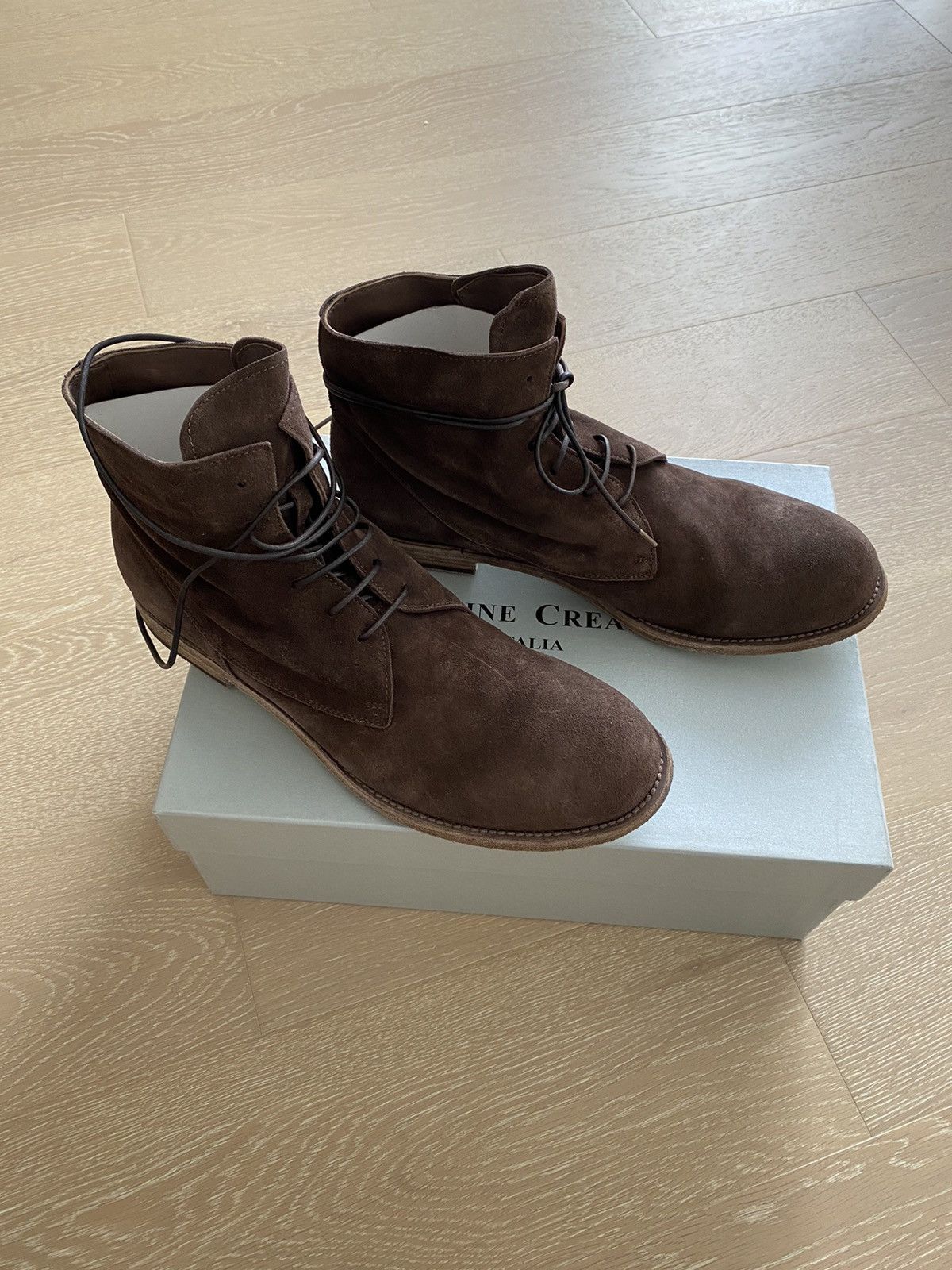Officine Creative OFFICINE CREATIVE ankle boots Brown Leather Shoes Size US 8 / EU 41 - 9 Thumbnail