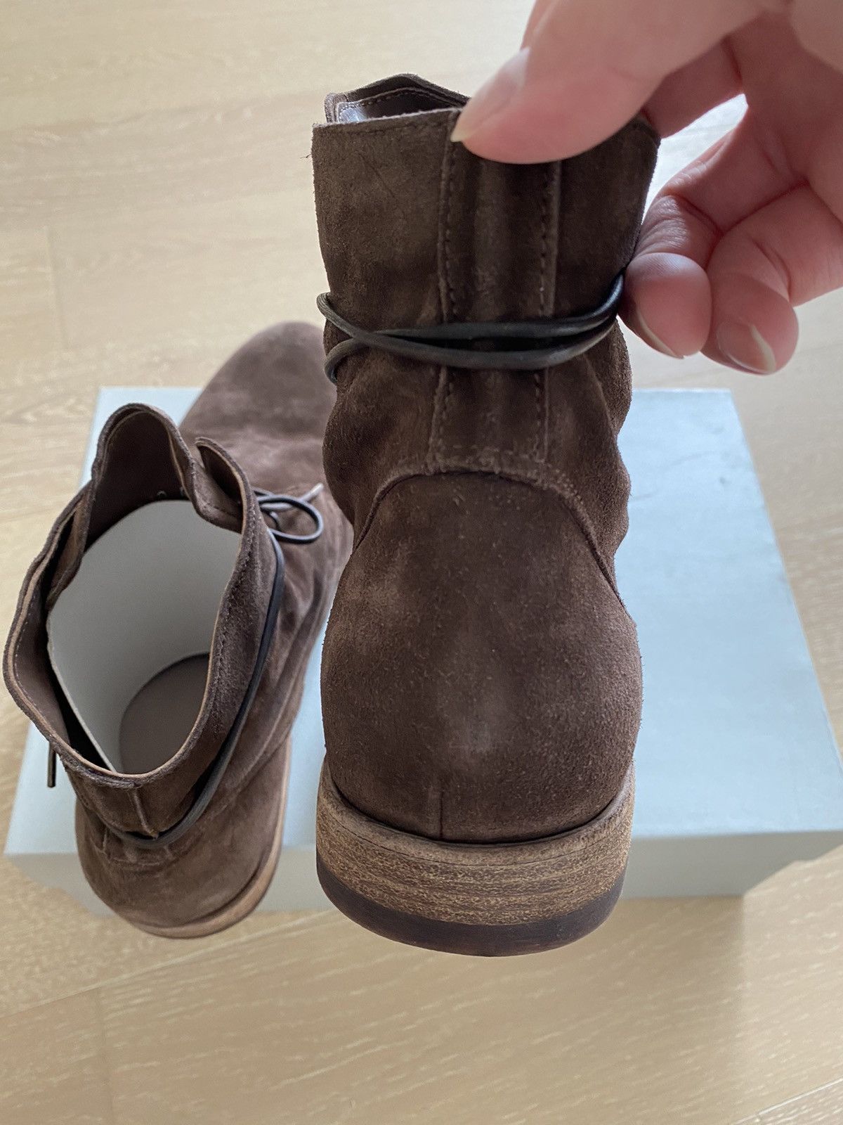 Officine Creative OFFICINE CREATIVE ankle boots Brown Leather Shoes Size US 8 / EU 41 - 11 Thumbnail