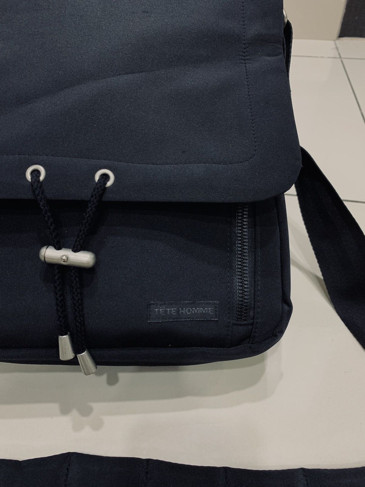 Issey Miyake × Tete Homme × Vintage TETE HOMME FULL NYLON MULTIZIPPER SLING BAG Size ONE SIZE - 2 Thumbnail