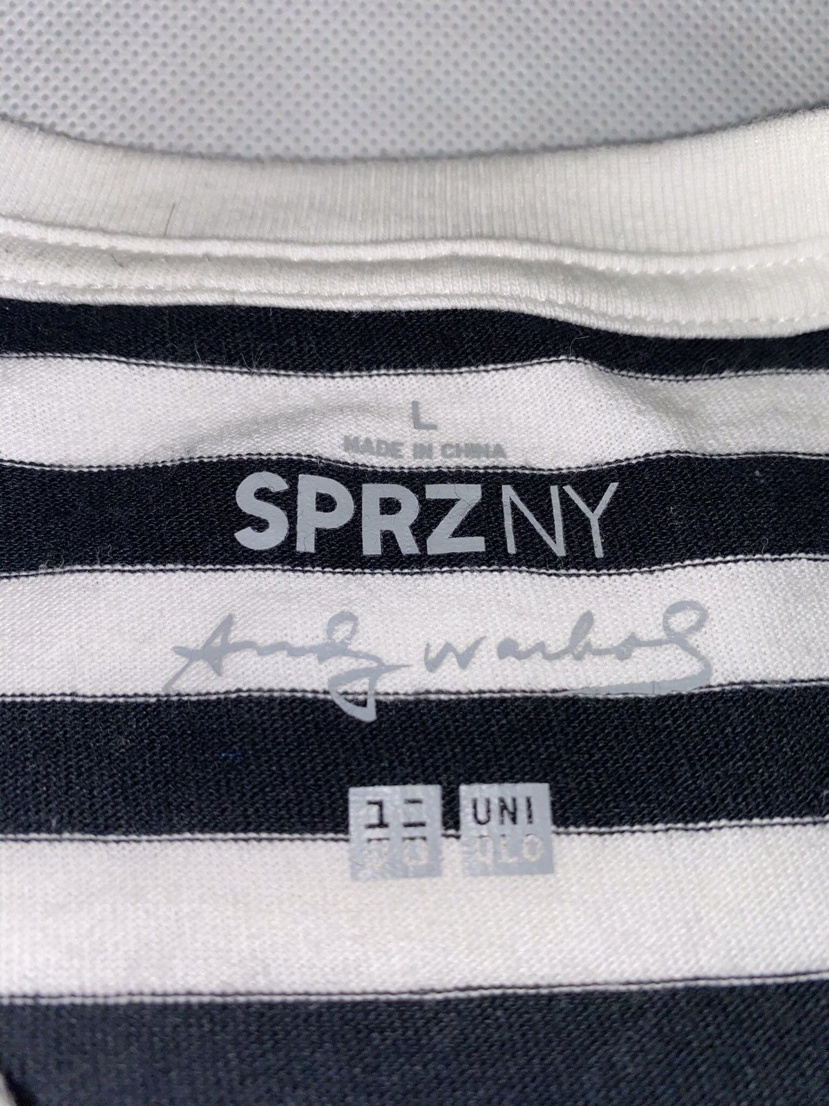 Andy Warhol × Vintage Andy Warhol Art Campbell’s Uniqlo Stripes off Nirvana style Size US M / EU 48-50 / 2 - 5 Thumbnail