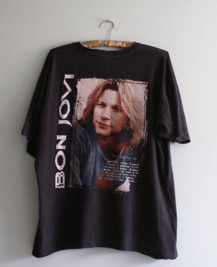 Band Tees × Bon Jovi × Vintage 1996 Bon Jovi T-shirt, Vintage Bon Jovi t-shirt, Size US L / EU 52-54 / 3 - 1 Thumbnail