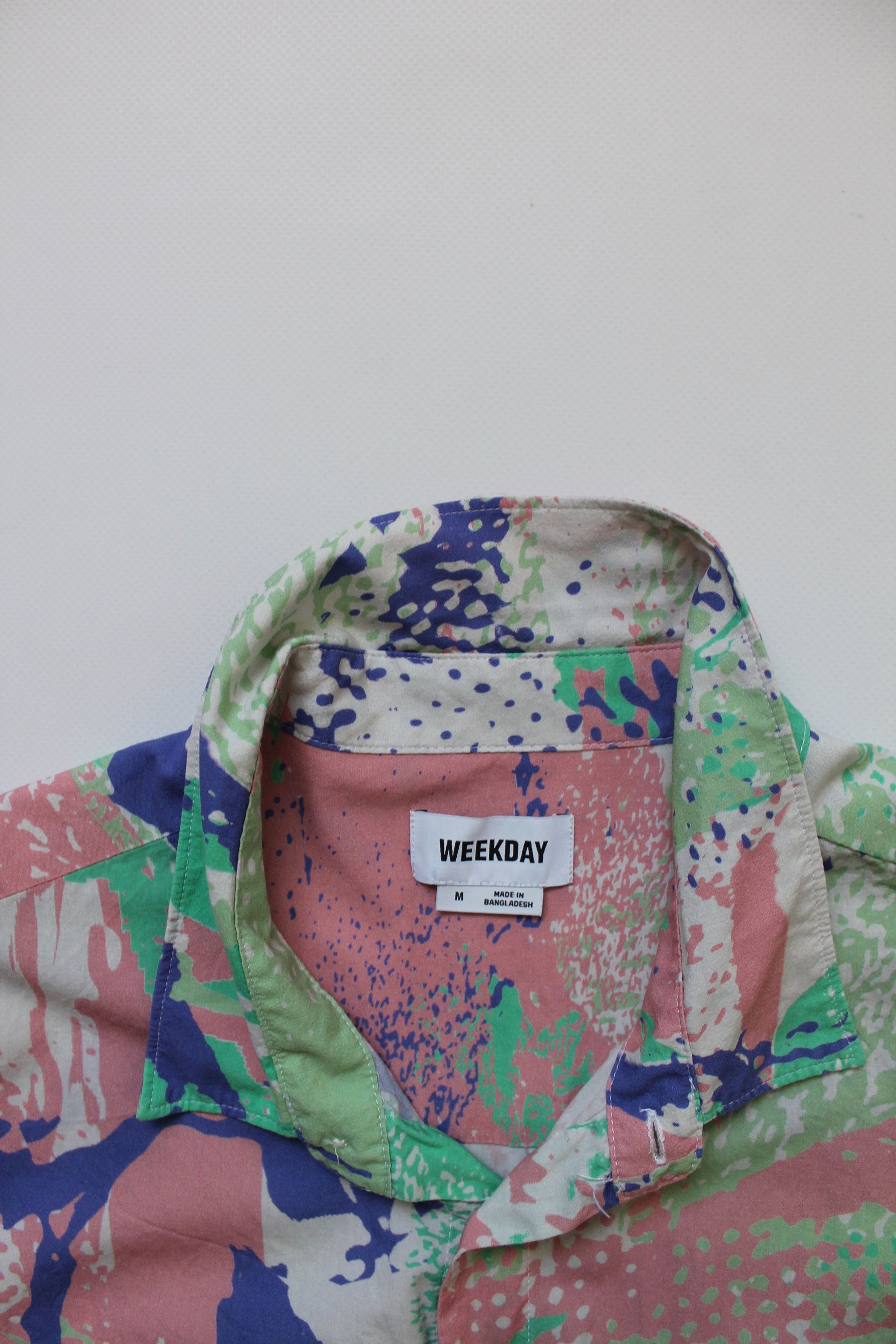 Weekday WEEKDAY Randy Big Sponge Suit Shirt Shorts Colorfull Size US M / EU 48-50 / 2 - 4 Thumbnail