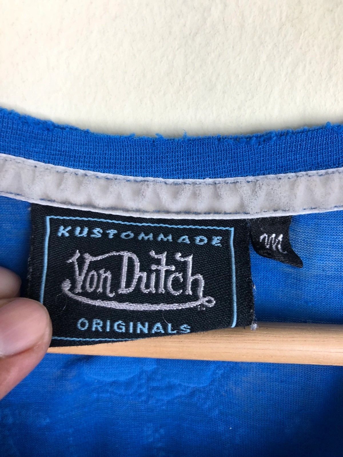 Vintage × Von Dutch Vintage Von Dutch Kustom Made Skull Printed Tshirt Size US M / EU 48-50 / 2 - 5 Thumbnail