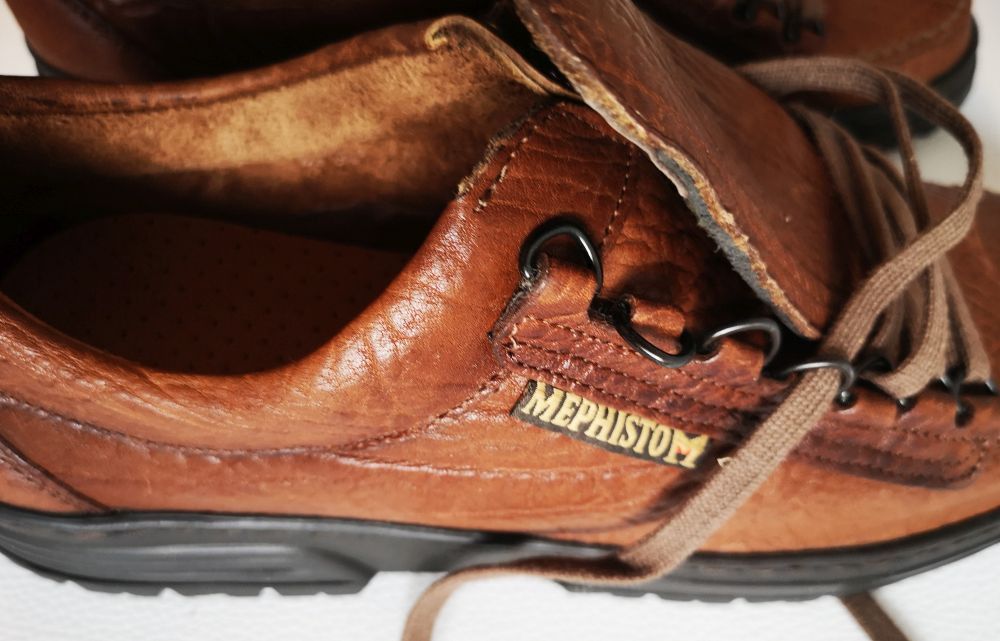 image of Mephisto Leather Shoes in Brown, Men's (Size 11)