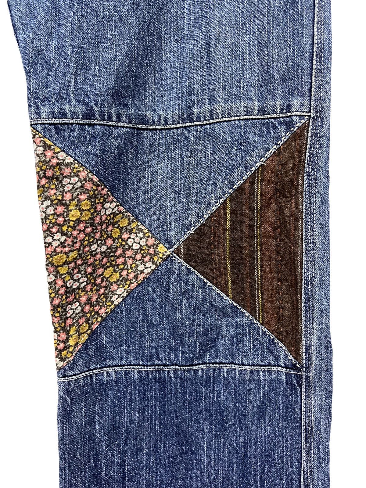 Fragment Design Vintage TITICACA Street Fashion Patchwork Carpenter Denim Size US 31 - 6 Thumbnail