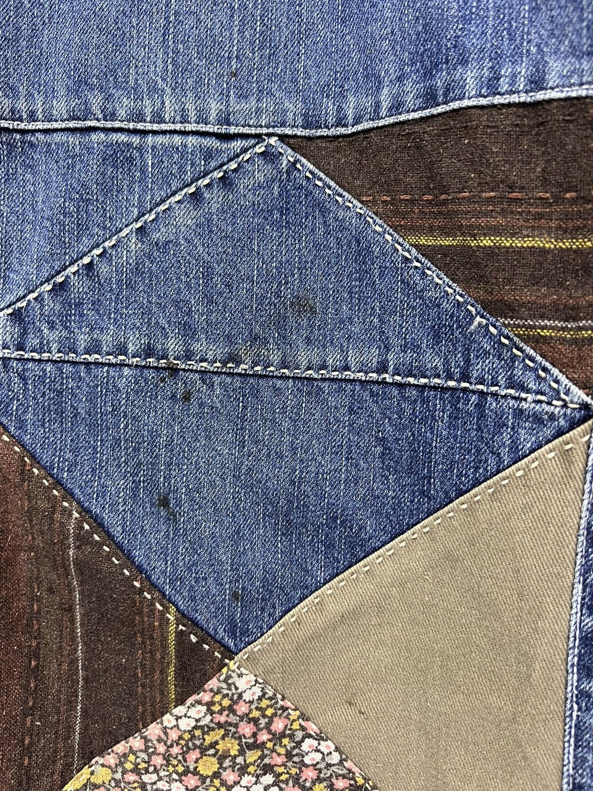 Fragment Design Vintage TITICACA Street Fashion Patchwork Carpenter Denim Size US 31 - 5 Thumbnail