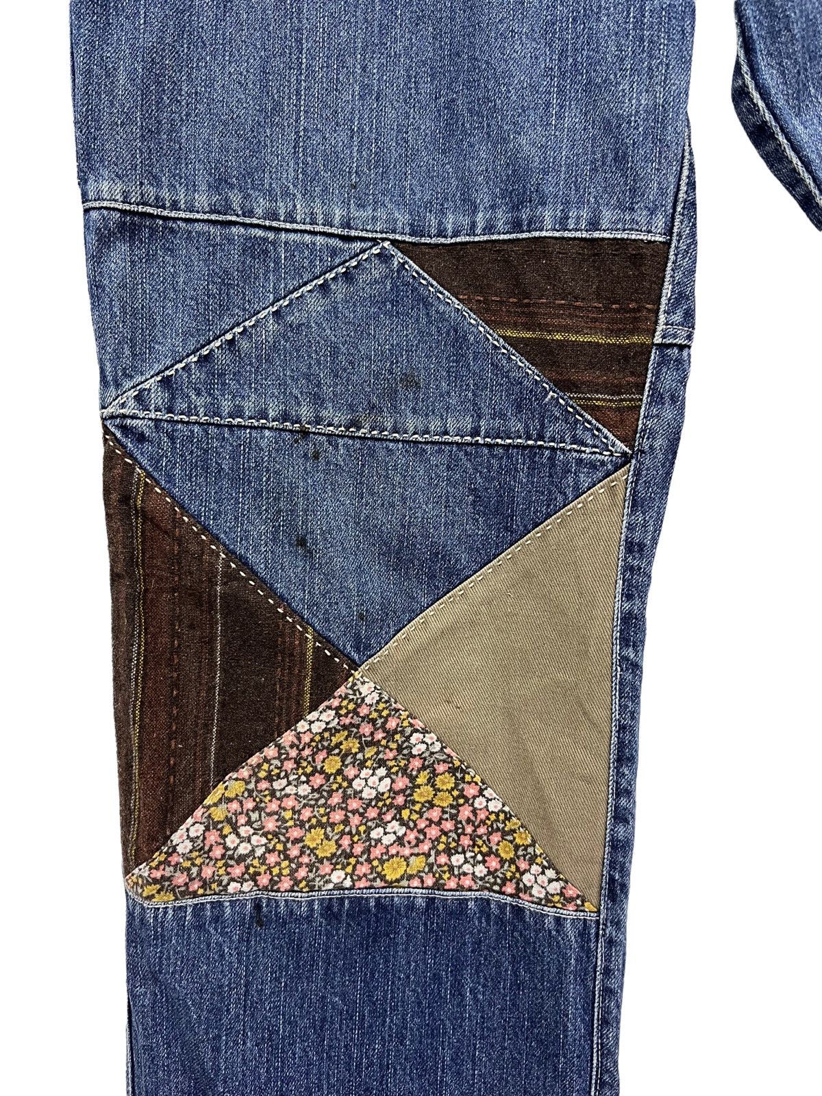 Fragment Design Vintage TITICACA Street Fashion Patchwork Carpenter Denim Size US 31 - 4 Thumbnail