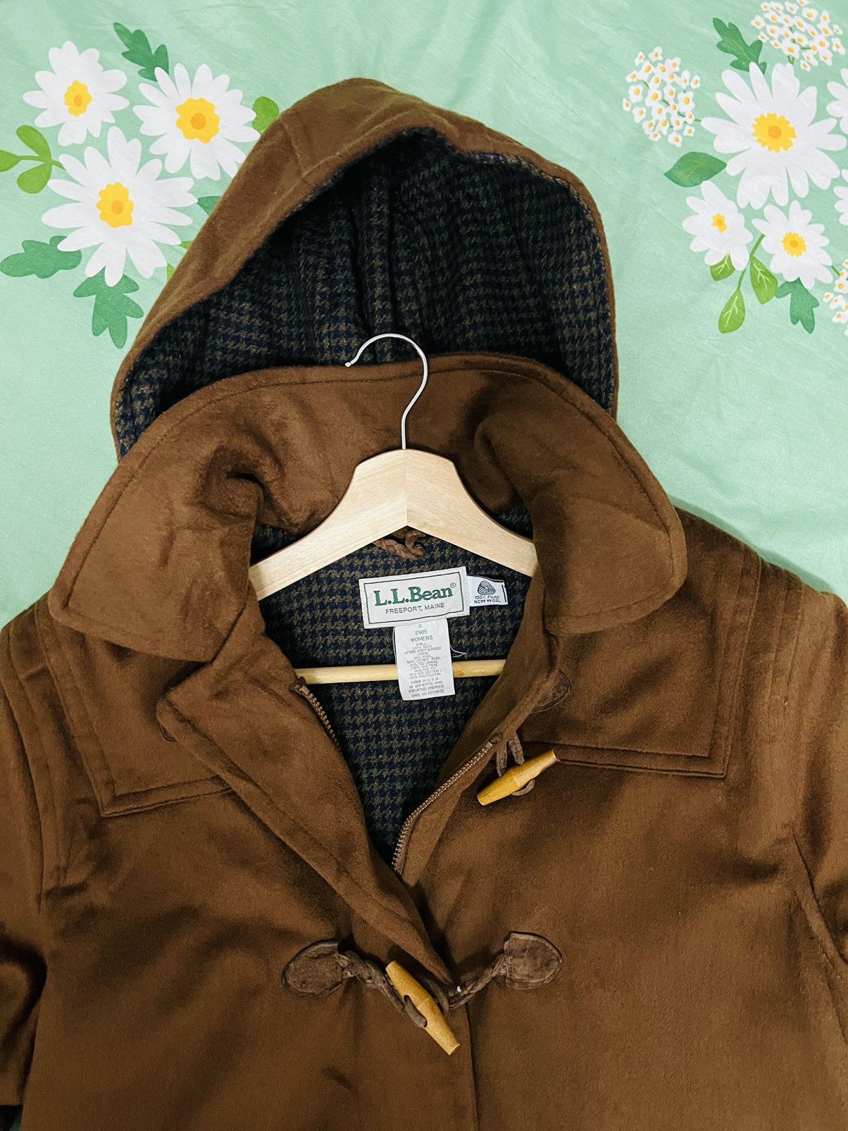 L.L. Bean L.L Bean Duffle Coat Wool Hooded Jacket Size US M / EU 48-50 / 2 - 10 Thumbnail