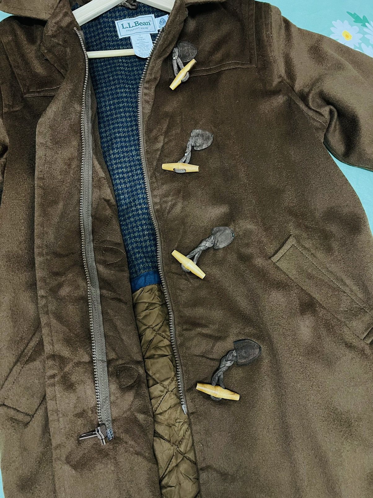 L.L. Bean L.L Bean Duffle Coat Wool Hooded Jacket Size US M / EU 48-50 / 2 - 14 Thumbnail