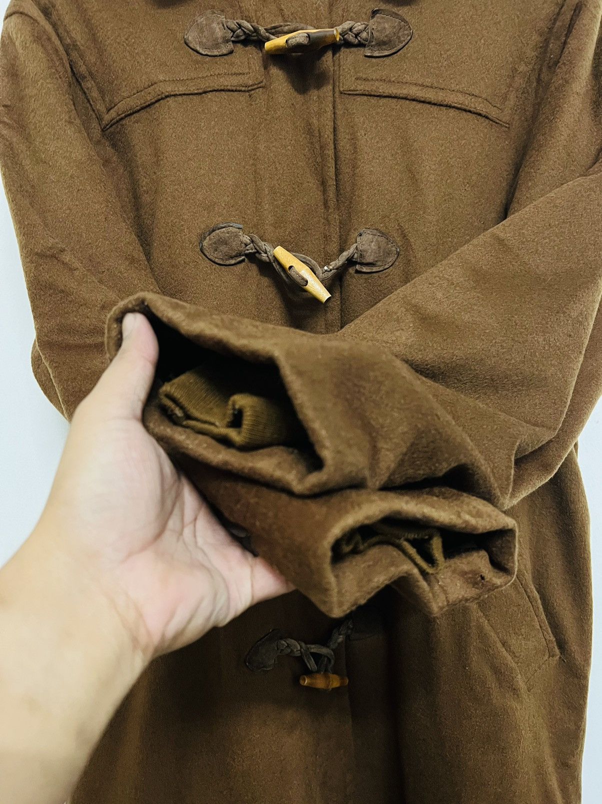 L.L. Bean L.L Bean Duffle Coat Wool Hooded Jacket Size US M / EU 48-50 / 2 - 4 Thumbnail