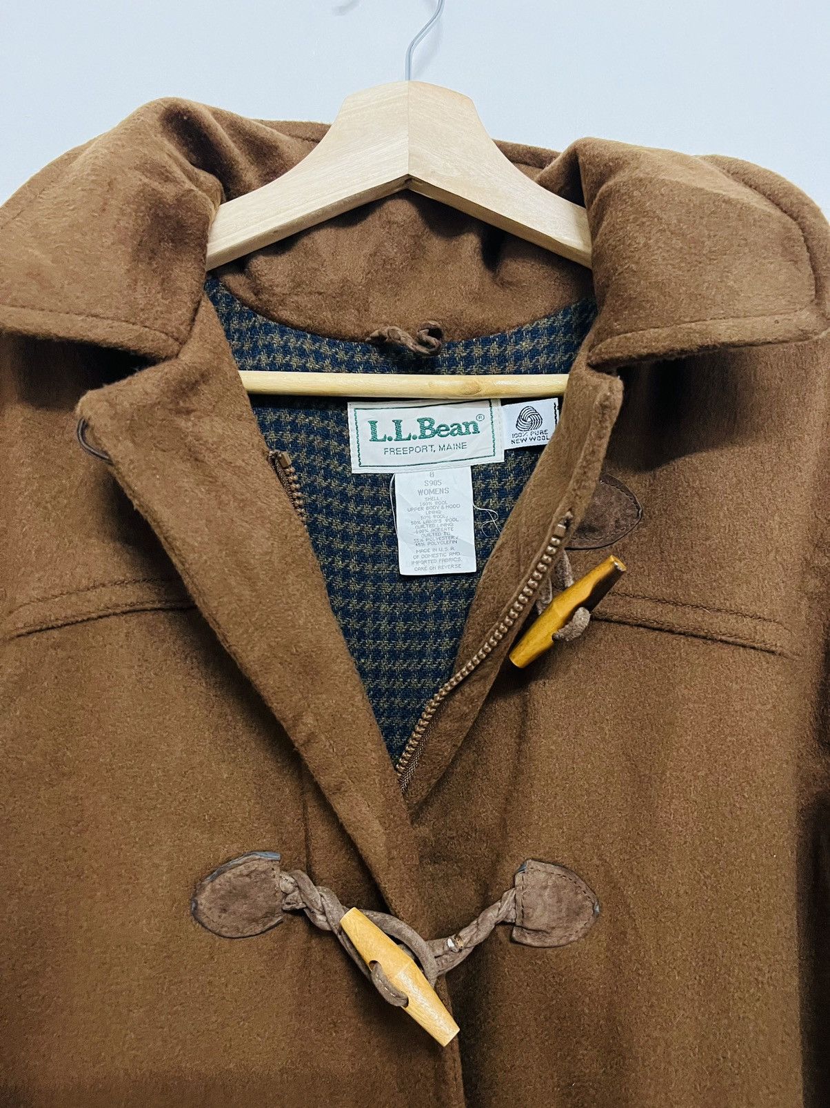 L.L. Bean L.L Bean Duffle Coat Wool Hooded Jacket Size US M / EU 48-50 / 2 - 12 Thumbnail