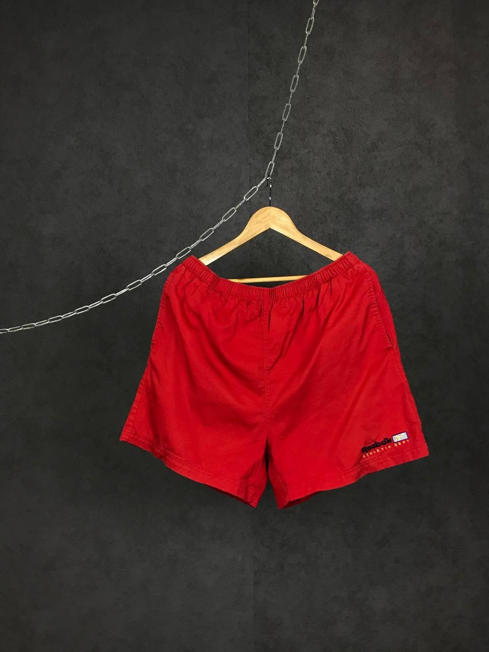 Reebok × Vintage Reebok vintage streetwear red shorts Size US 34 / EU 50 - 1 Thumbnail