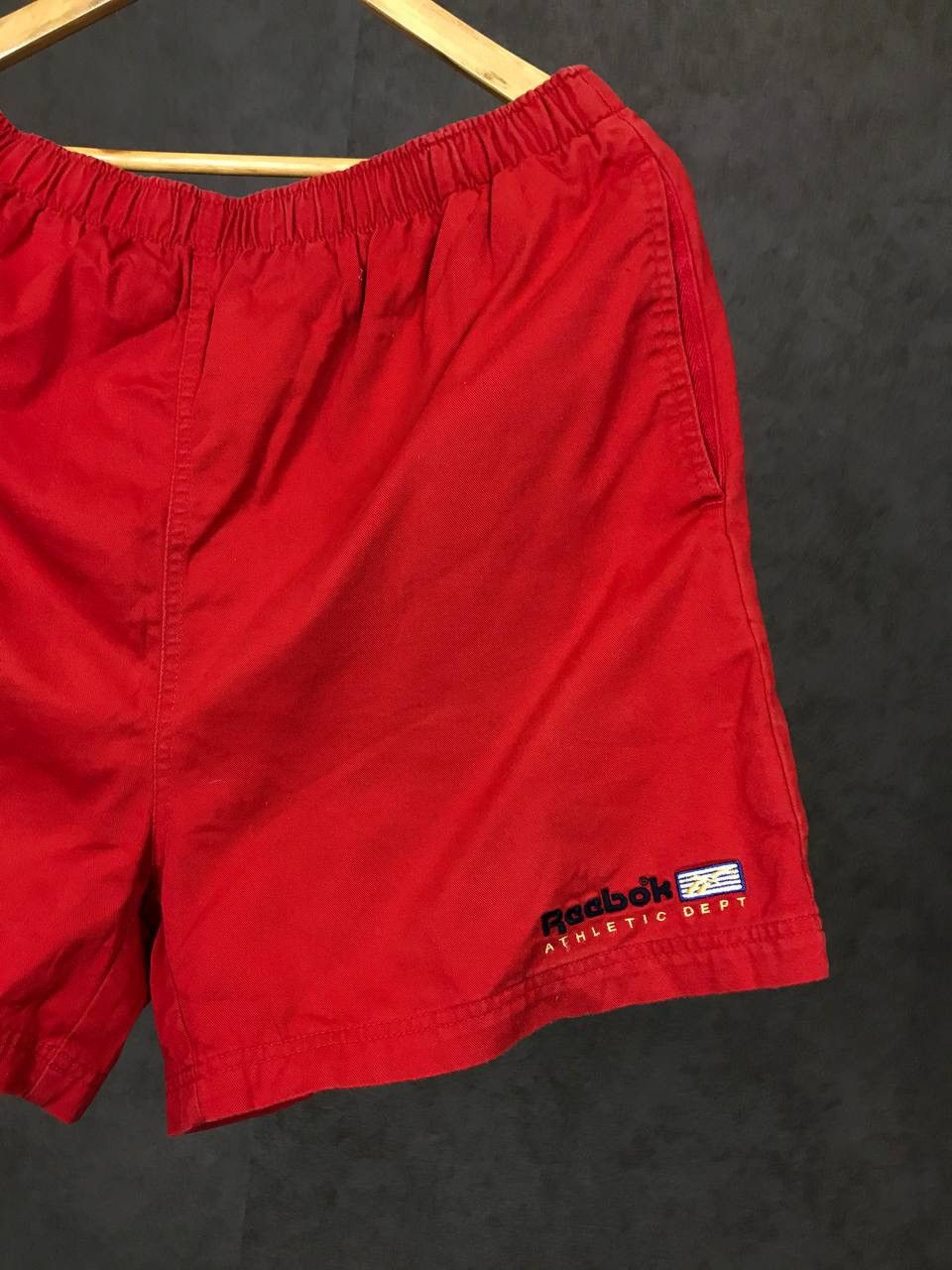 Reebok × Vintage Reebok vintage streetwear red shorts Size US 34 / EU 50 - 2 Thumbnail