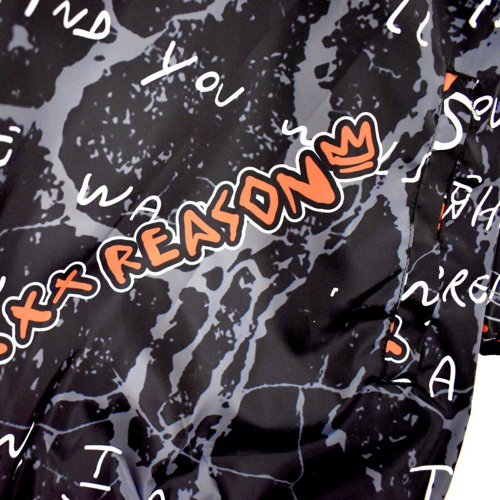 Reason NEW Reason Brand Teddy Anorak Men’s Size Medium BLK/RED/GR Size US M / EU 48-50 / 2 - 5 Thumbnail