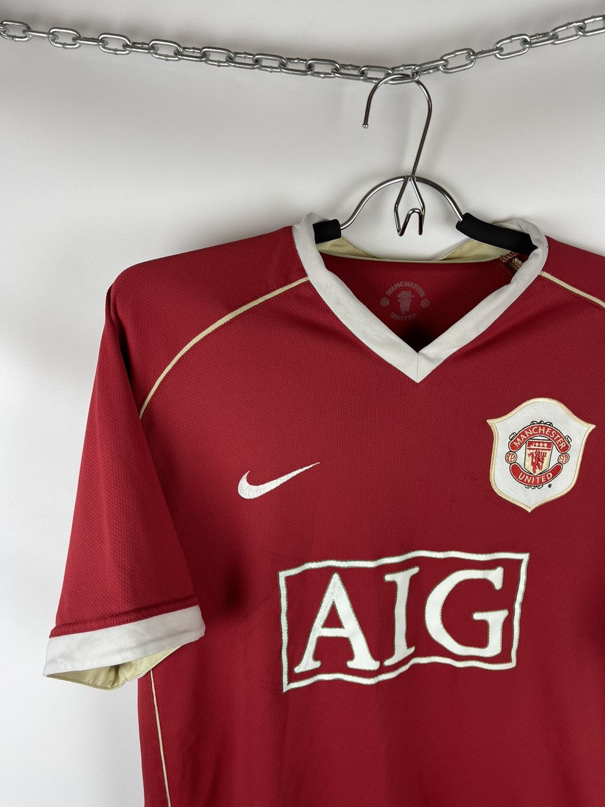 Nike Nike Manchester United 2006 2007 home soccer jersey footbal Size US L / EU 52-54 / 3 - 3 Thumbnail