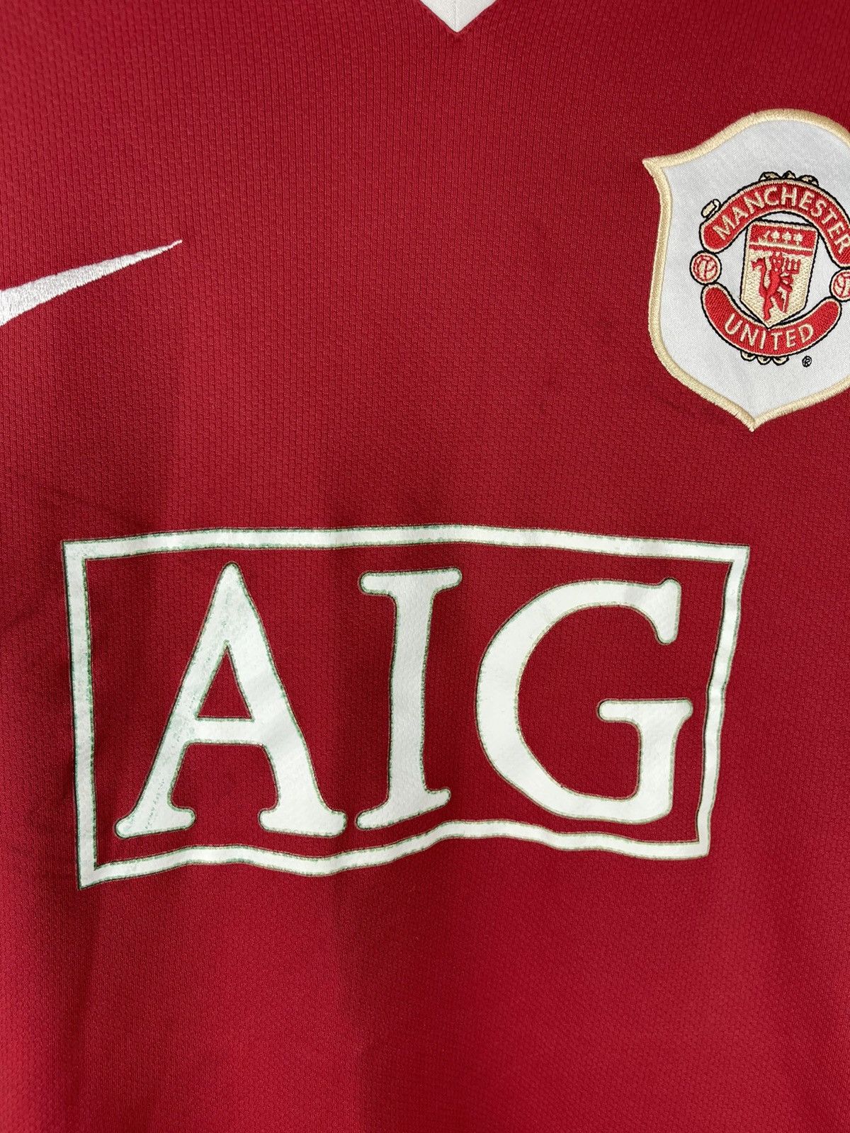 Nike Nike Manchester United 2006 2007 home soccer jersey footbal Size US L / EU 52-54 / 3 - 4 Thumbnail