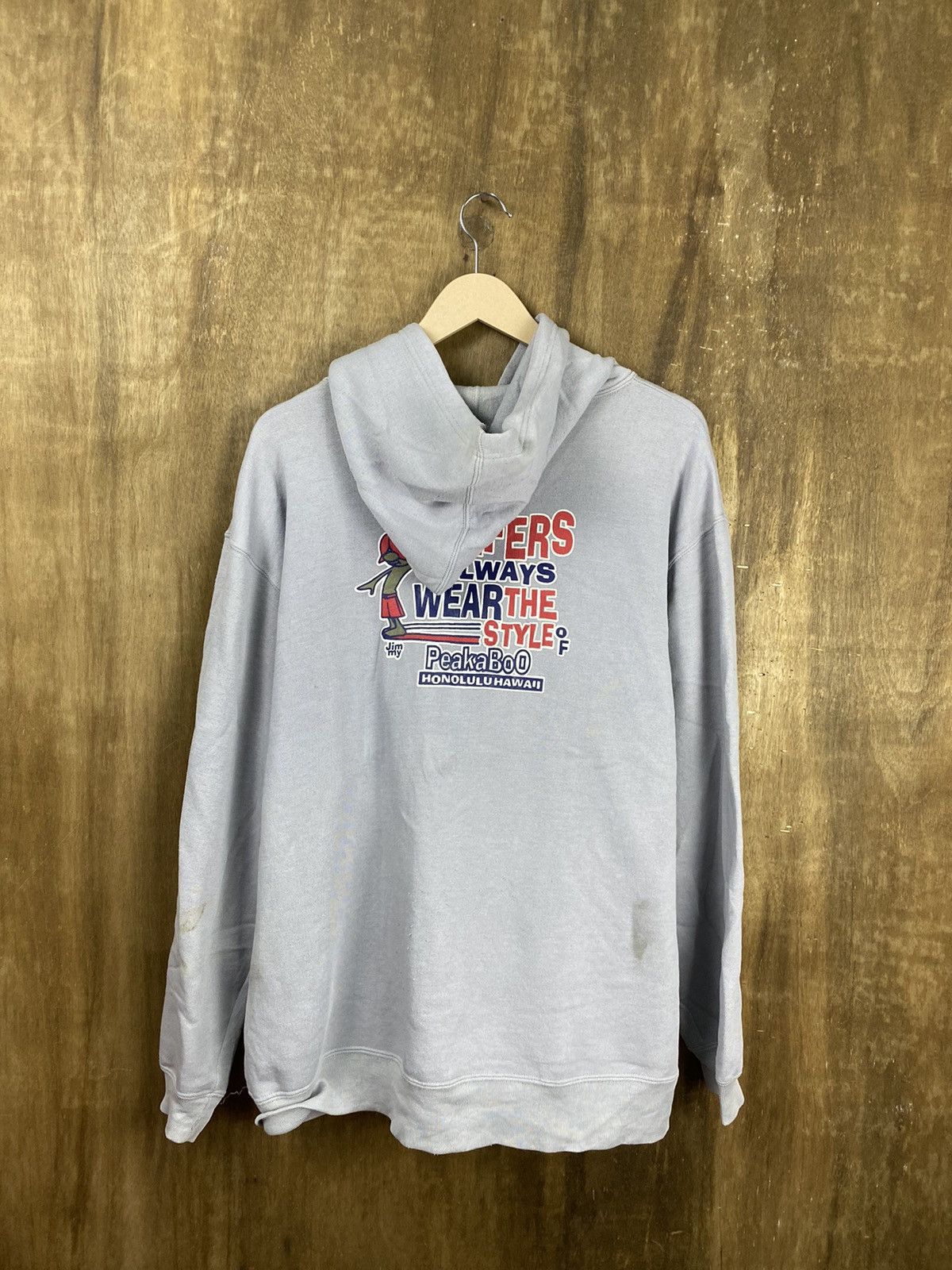 Japanese Brand DLL Surfers peakaboo honolulu hawai Sweatshirt #2459 Size US L / EU 52-54 / 3 - 1 Thumbnail