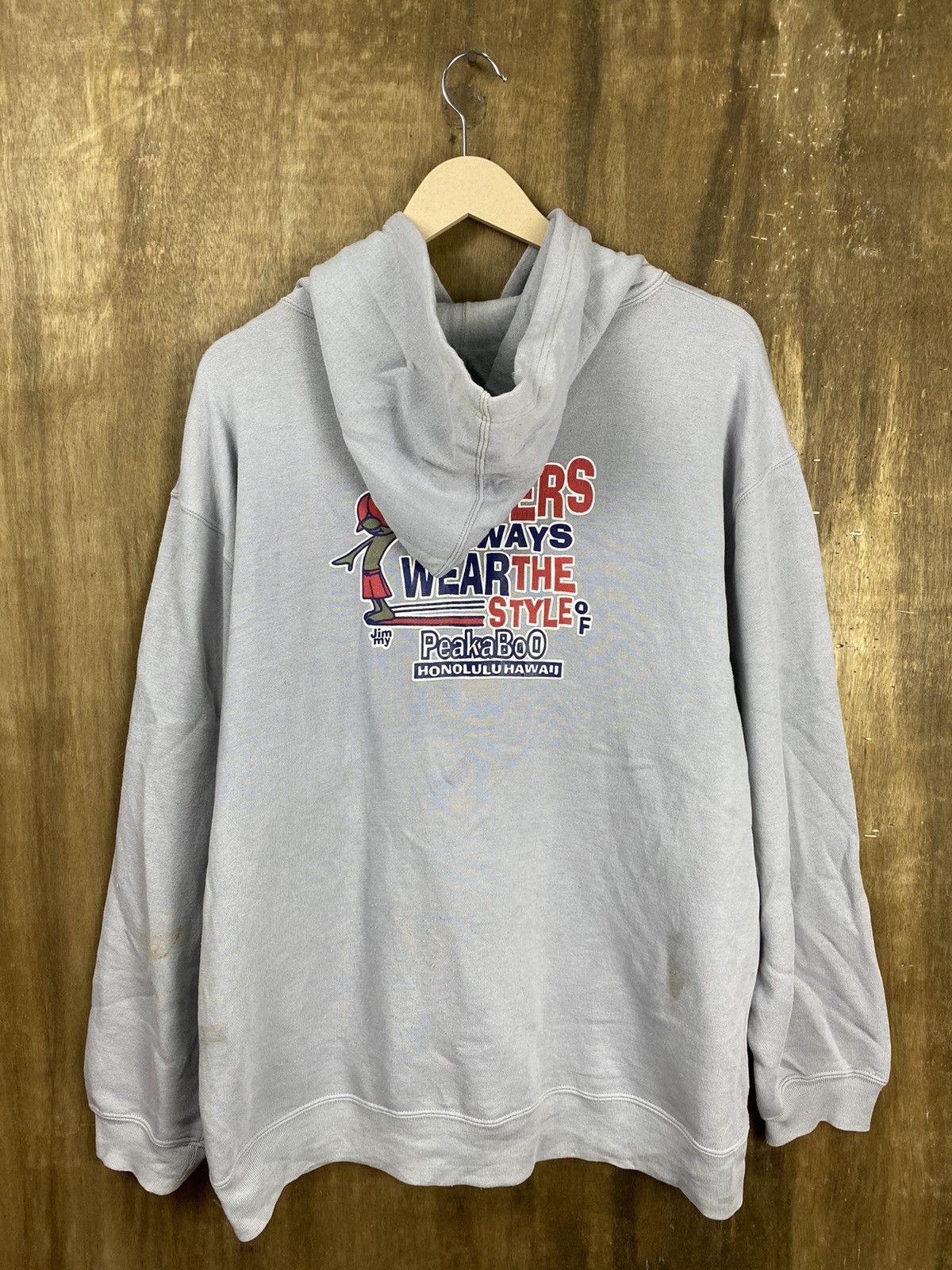 Japanese Brand DLL Surfers peakaboo honolulu hawai Sweatshirt #2459 Size US L / EU 52-54 / 3 - 9 Thumbnail