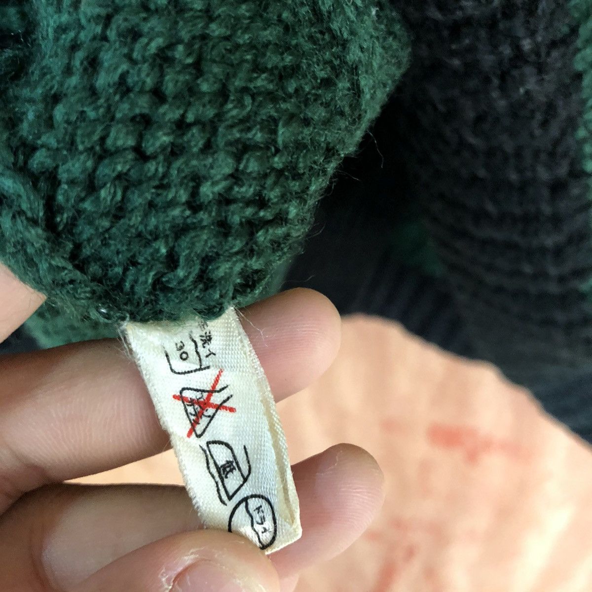 Aran Isles Knitwear Japan Green Shag Shaggy Knitwear #H456 Size US M / EU 48-50 / 2 - 11 Thumbnail